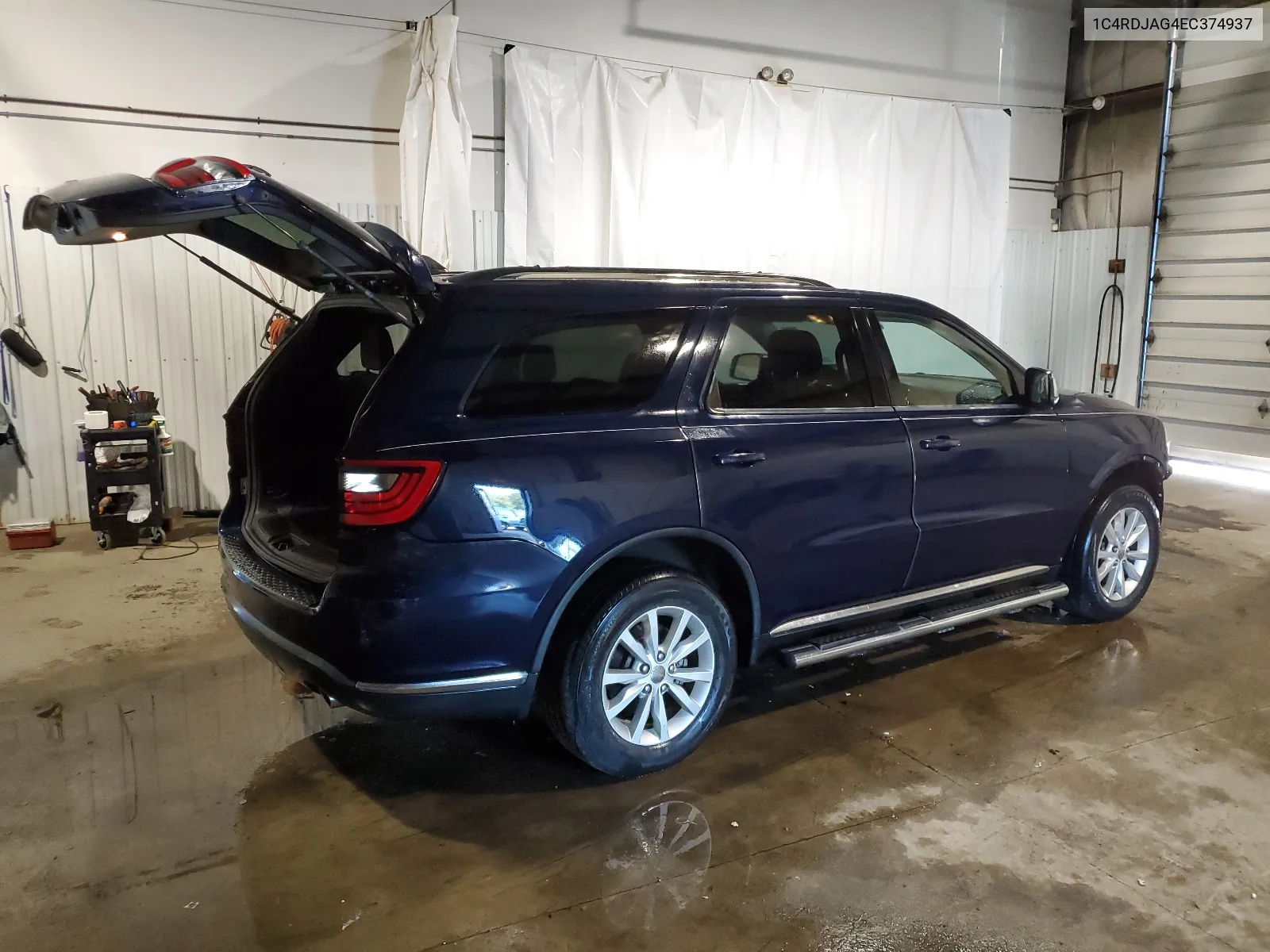 2014 Dodge Durango Sxt VIN: 1C4RDJAG4EC374937 Lot: 67853754