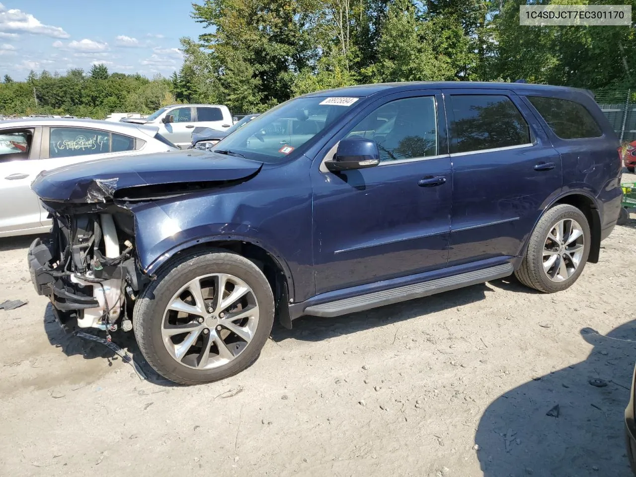 2014 Dodge Durango R/T VIN: 1C4SDJCT7EC301170 Lot: 68925894