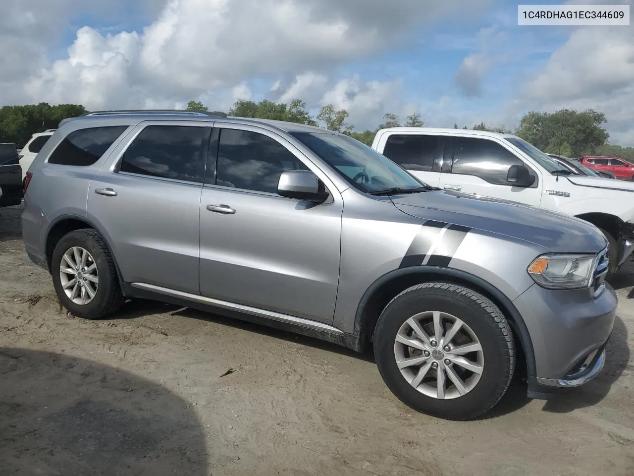 2014 Dodge Durango Sxt VIN: 1C4RDHAG1EC344609 Lot: 69152644