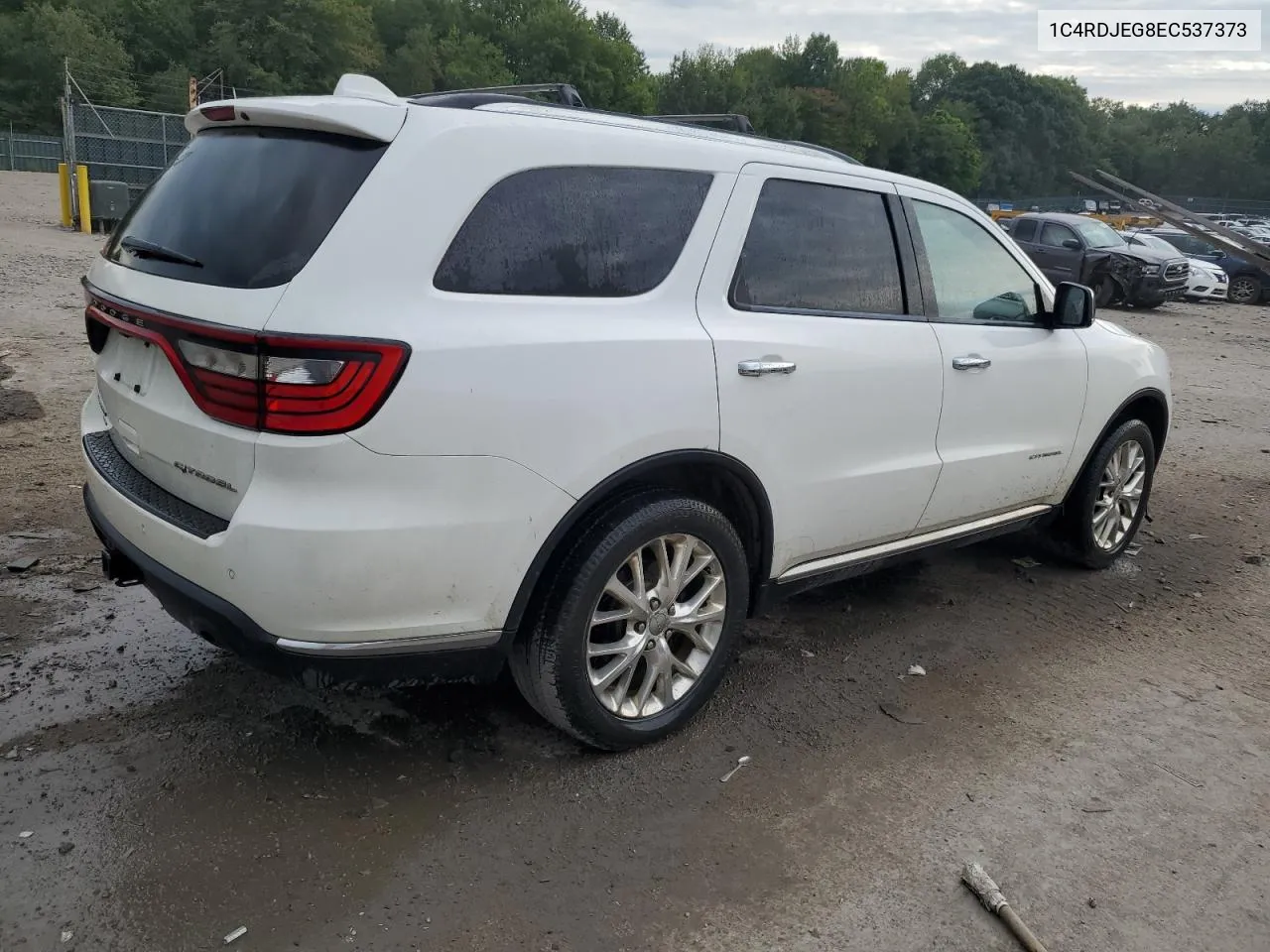 1C4RDJEG8EC537373 2014 Dodge Durango Citadel