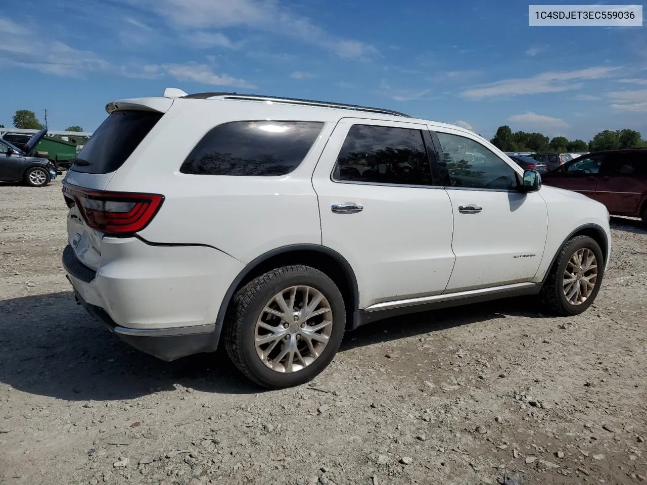 2014 Dodge Durango Citadel VIN: 1C4SDJET3EC559036 Lot: 69291314