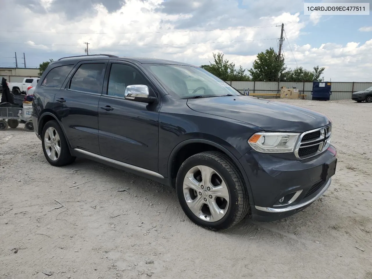 2014 Dodge Durango Limited VIN: 1C4RDJDG9EC477511 Lot: 69458474