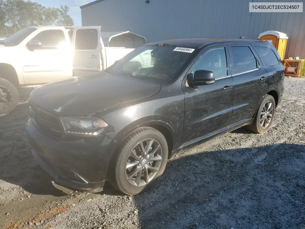 2014 Dodge Durango R/T VIN: 1C4SDJCT2EC524507 Lot: 69466964