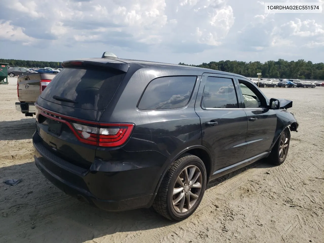 2014 Dodge Durango Sxt VIN: 1C4RDHAG2EC551574 Lot: 69479214