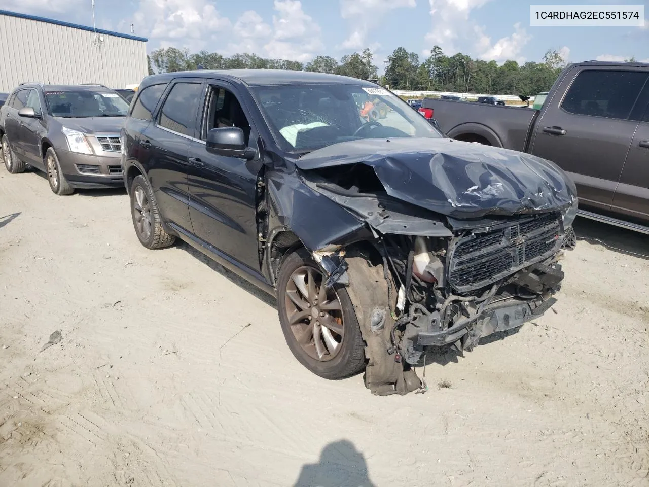 2014 Dodge Durango Sxt VIN: 1C4RDHAG2EC551574 Lot: 69479214