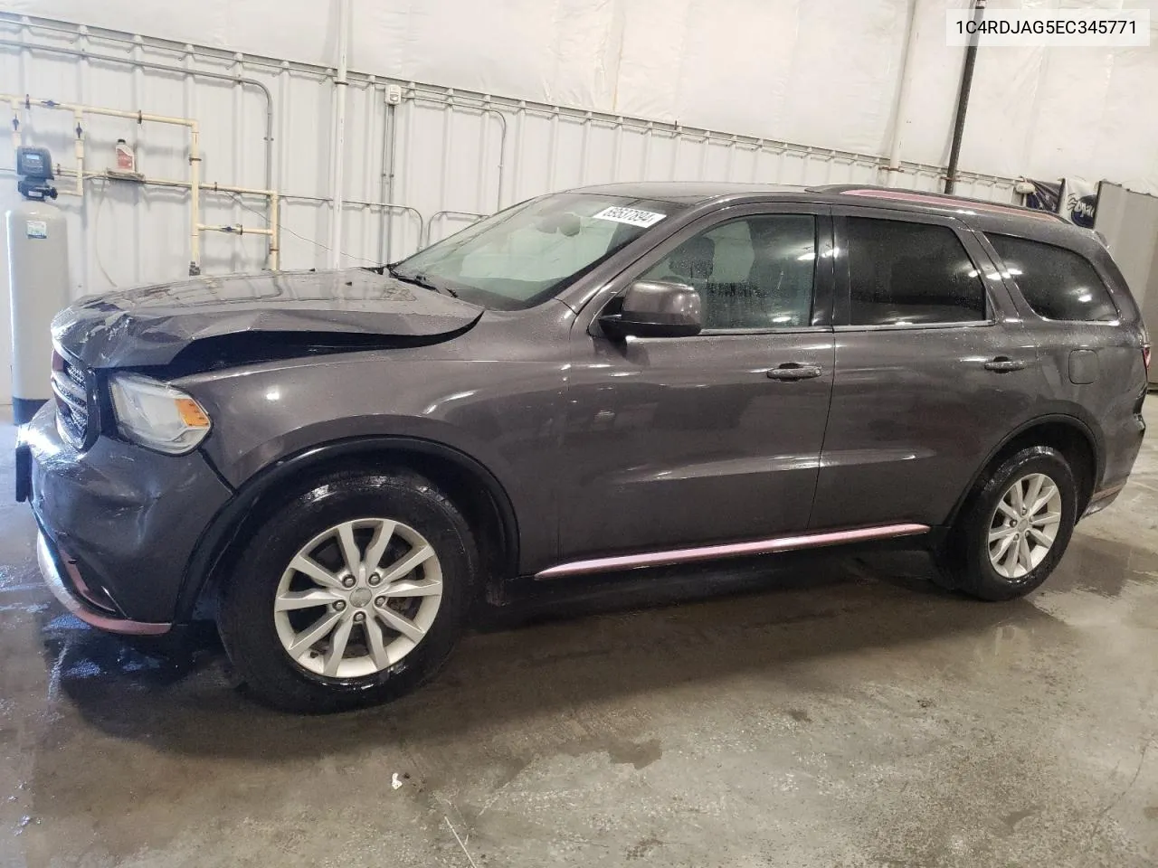 2014 Dodge Durango Sxt VIN: 1C4RDJAG5EC345771 Lot: 69537894