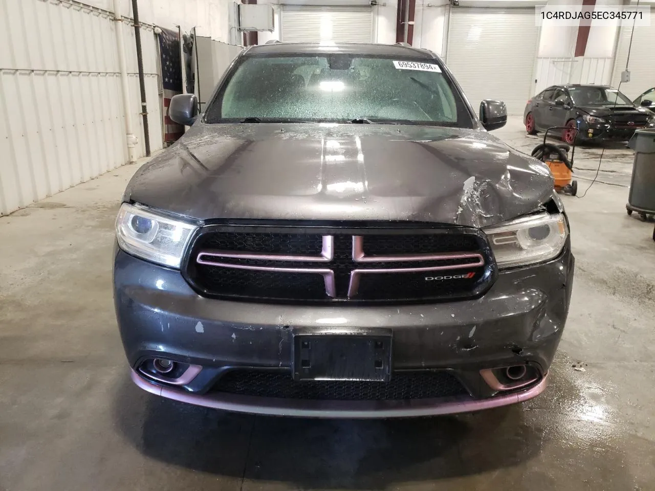 2014 Dodge Durango Sxt VIN: 1C4RDJAG5EC345771 Lot: 69537894