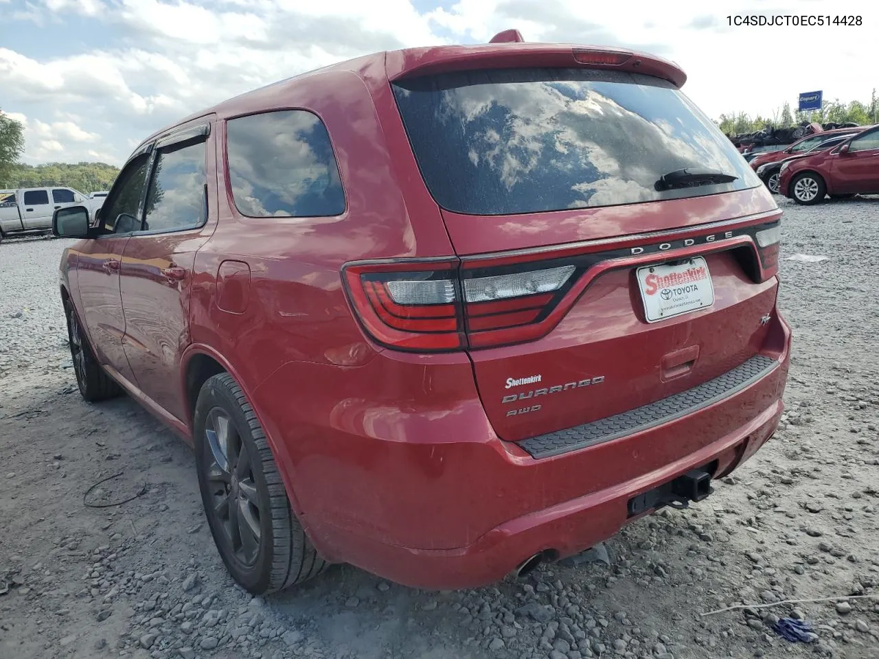 2014 Dodge Durango R/T VIN: 1C4SDJCT0EC514428 Lot: 69613624