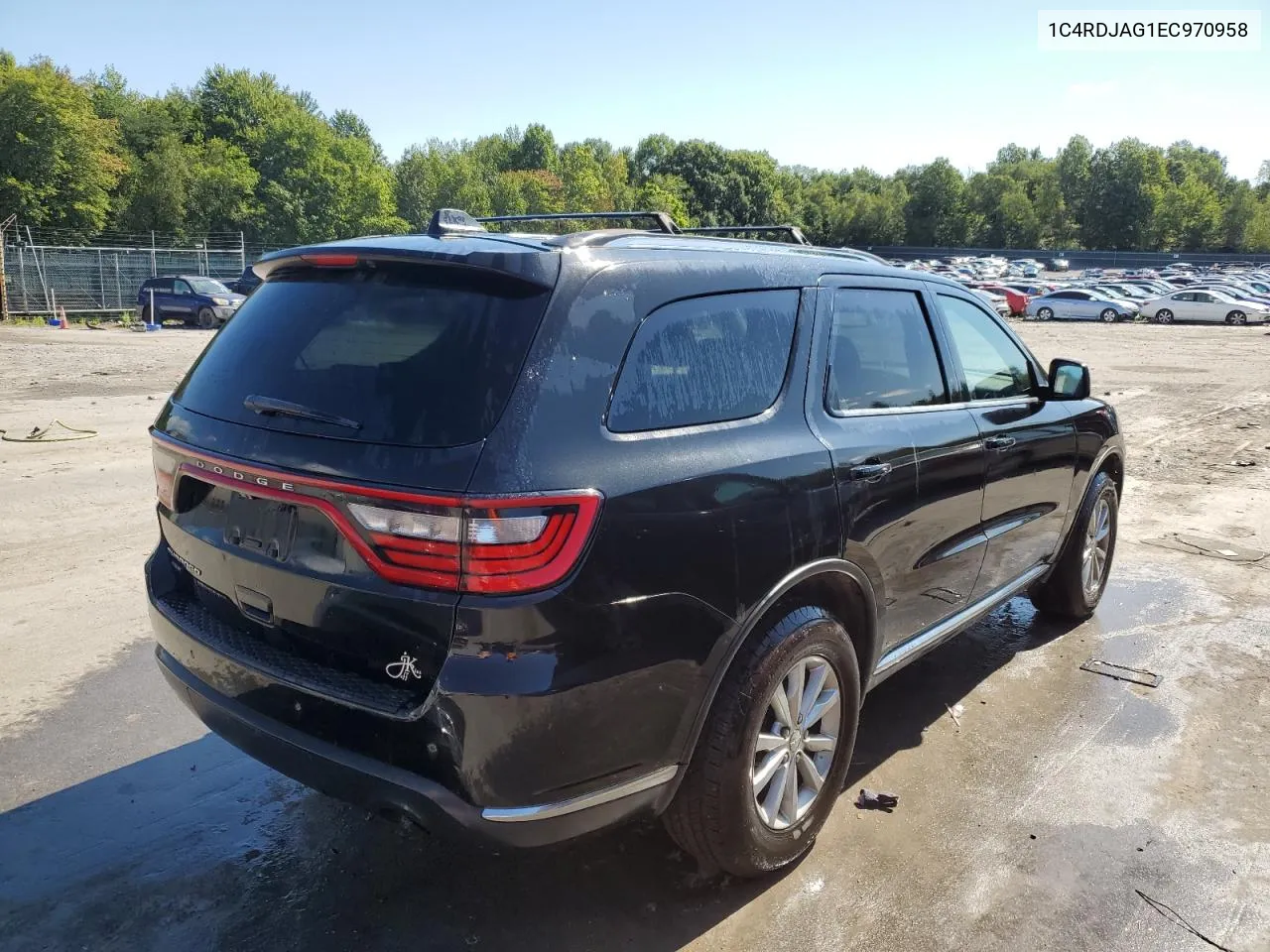 2014 Dodge Durango Sxt VIN: 1C4RDJAG1EC970958 Lot: 69664894