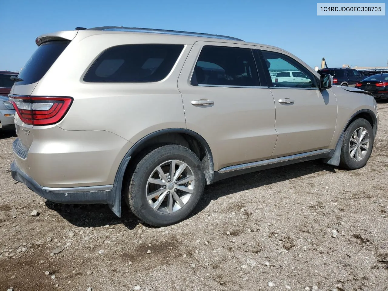 2014 Dodge Durango Limited VIN: 1C4RDJDG0EC308705 Lot: 69750284