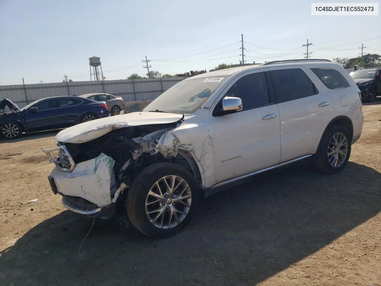 2014 Dodge Durango Citadel VIN: 1C4SDJET1EC552473 Lot: 70741954