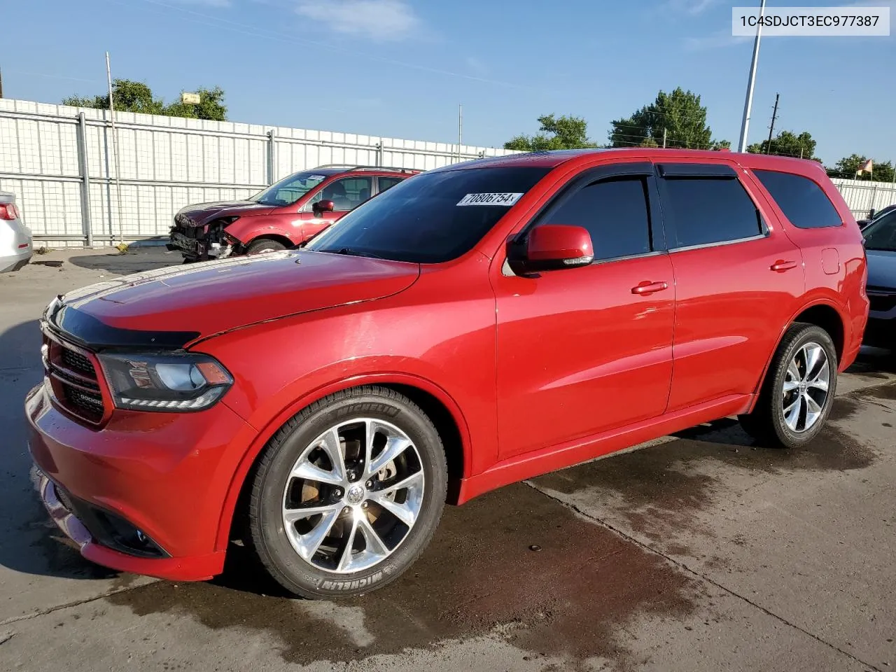 2014 Dodge Durango R/T VIN: 1C4SDJCT3EC977387 Lot: 70806754