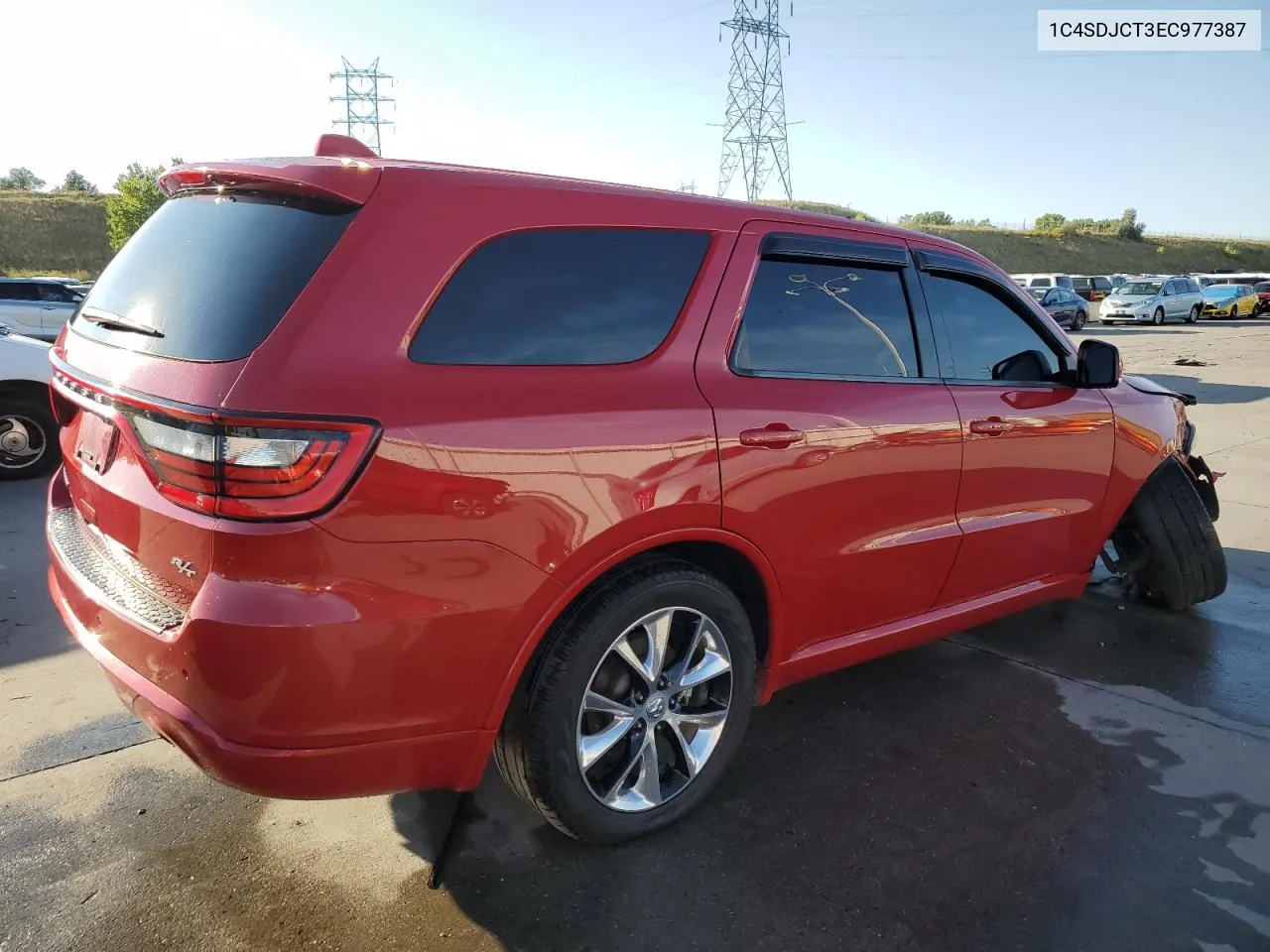 2014 Dodge Durango R/T VIN: 1C4SDJCT3EC977387 Lot: 70806754