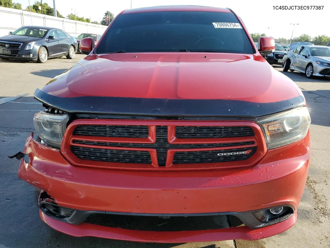 2014 Dodge Durango R/T VIN: 1C4SDJCT3EC977387 Lot: 70806754