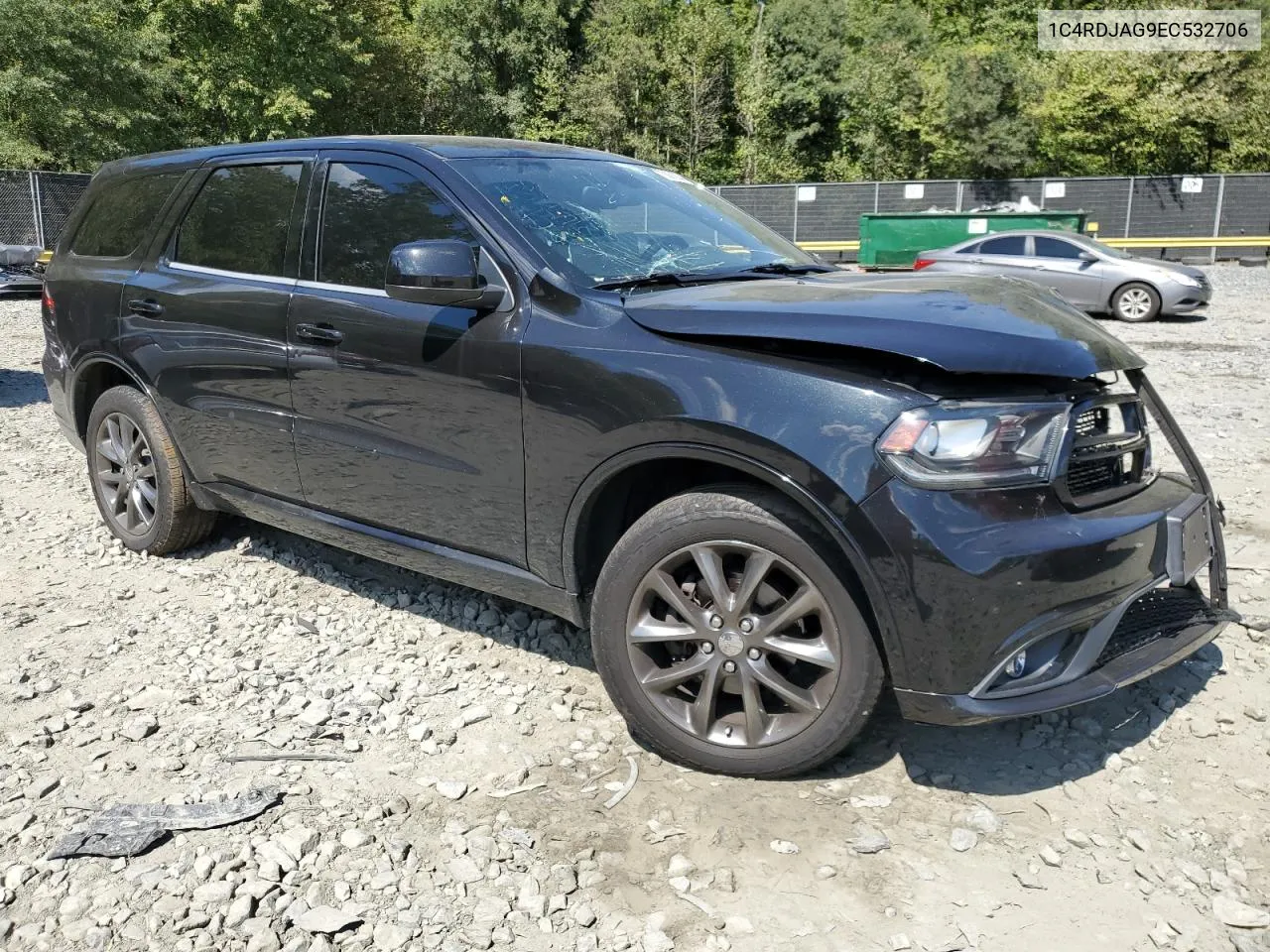 2014 Dodge Durango Sxt VIN: 1C4RDJAG9EC532706 Lot: 70921044