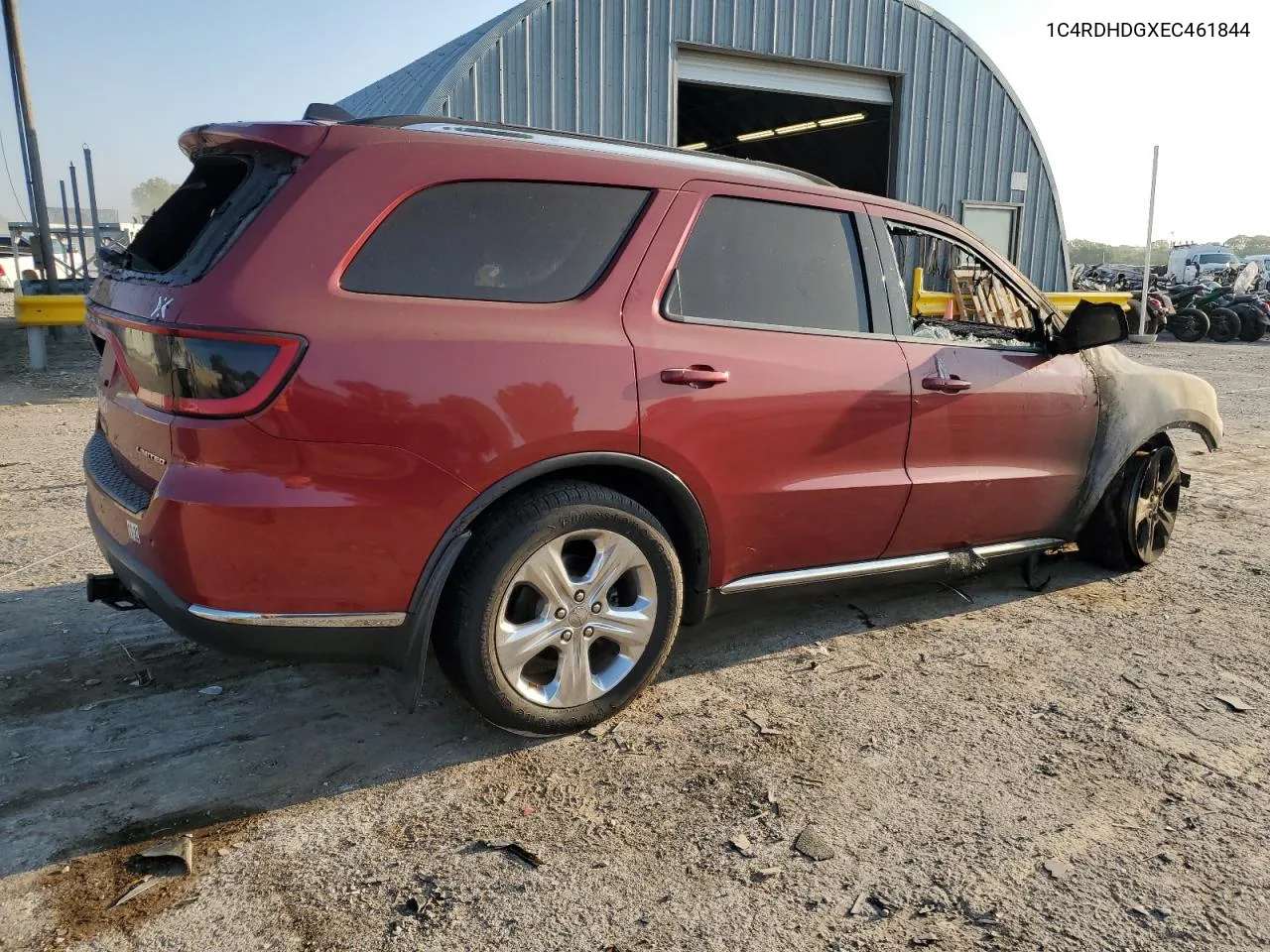 2014 Dodge Durango Limited VIN: 1C4RDHDGXEC461844 Lot: 71124264