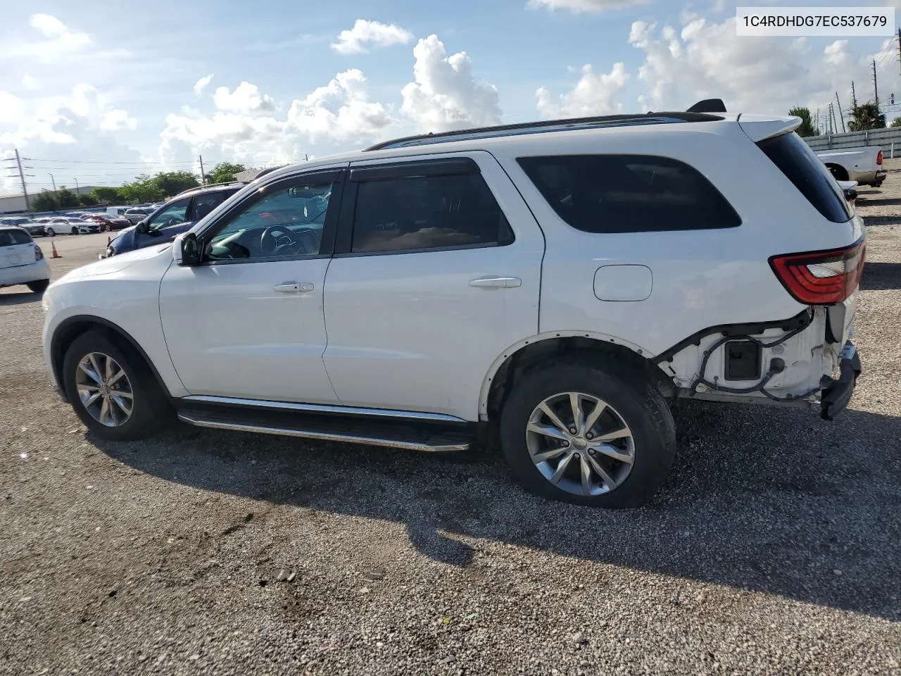 2014 Dodge Durango Limited VIN: 1C4RDHDG7EC537679 Lot: 71229094