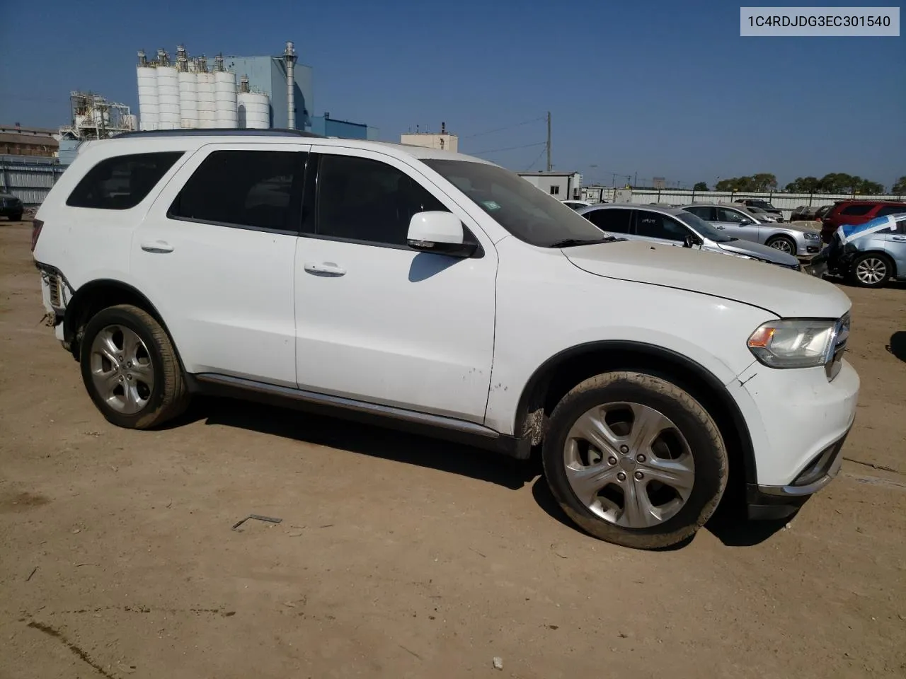 2014 Dodge Durango Limited VIN: 1C4RDJDG3EC301540 Lot: 71257944