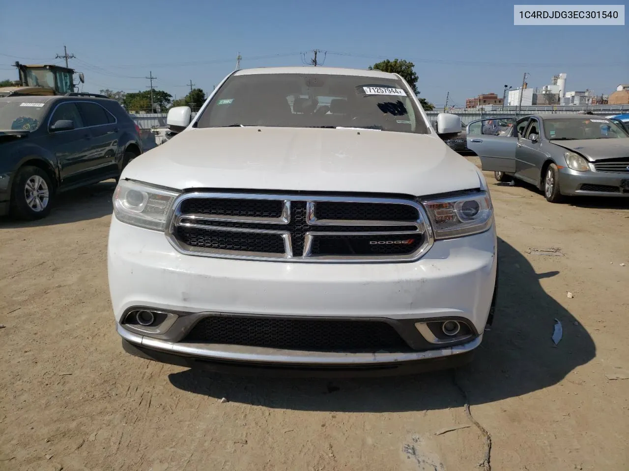 2014 Dodge Durango Limited VIN: 1C4RDJDG3EC301540 Lot: 71257944