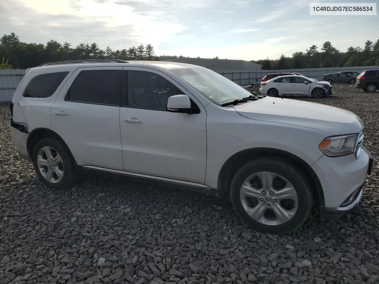 2014 Dodge Durango Limited VIN: 1C4RDJDG7EC586534 Lot: 71361384