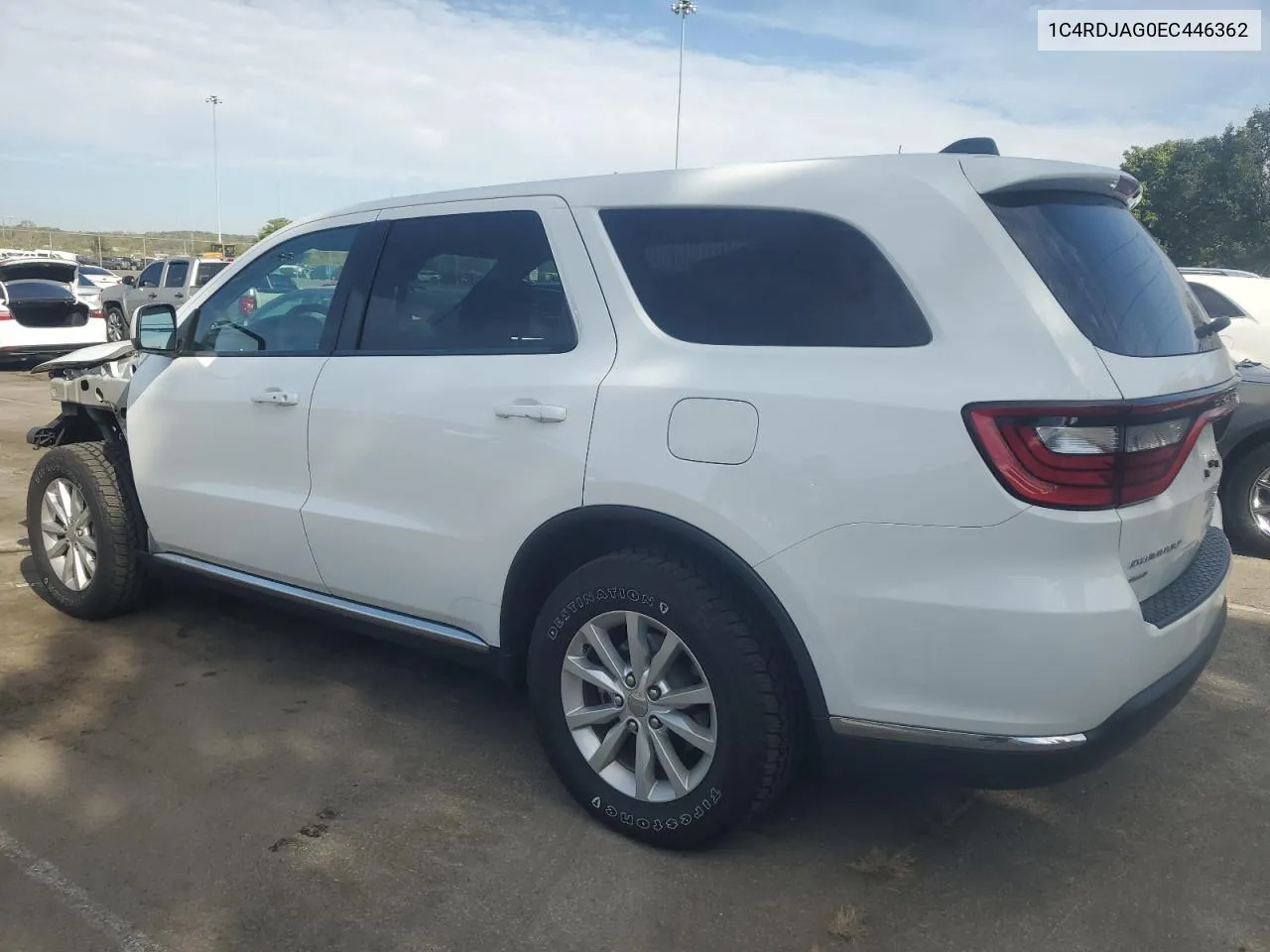 2014 Dodge Durango Sxt VIN: 1C4RDJAG0EC446362 Lot: 71506284