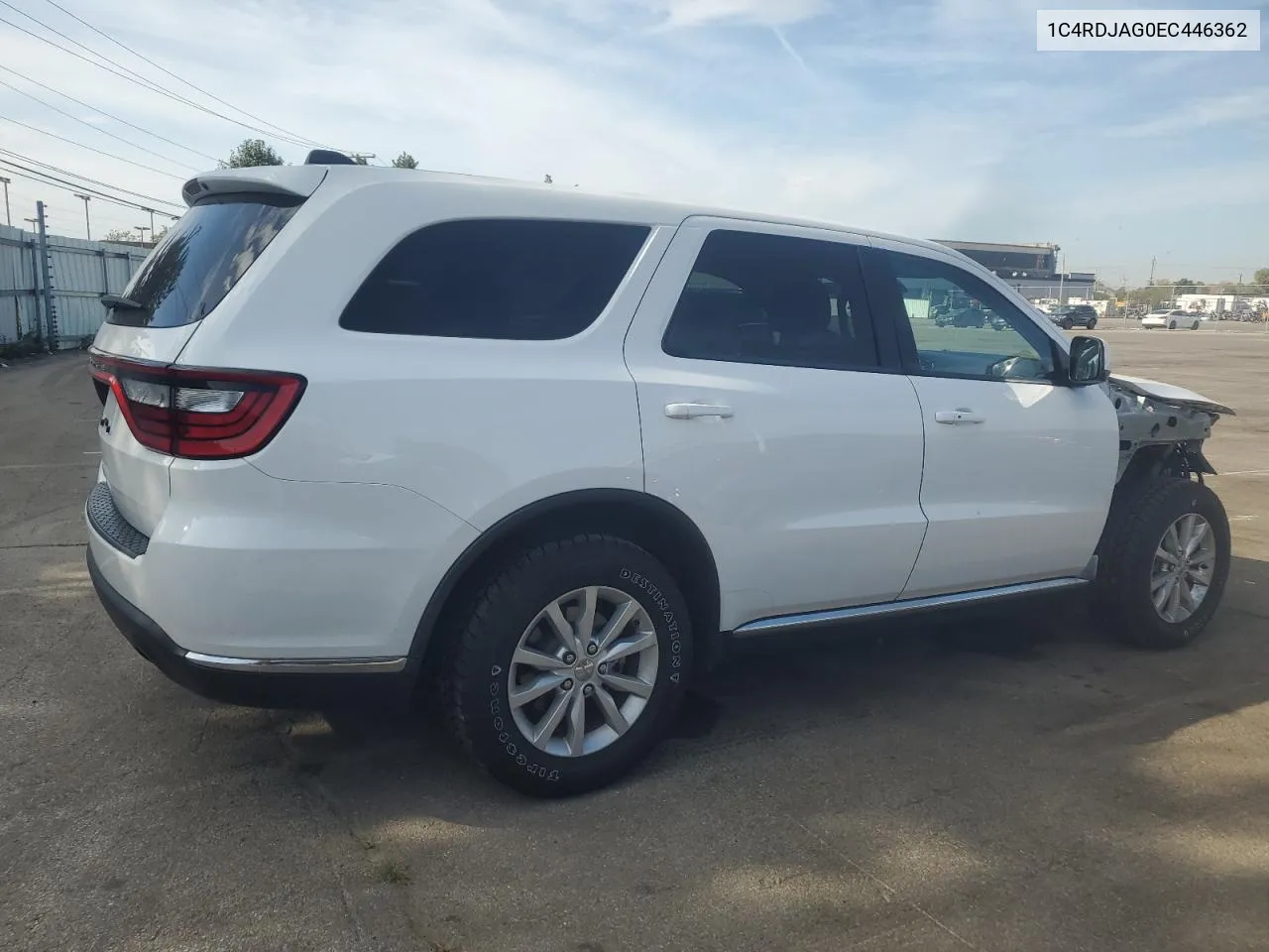 2014 Dodge Durango Sxt VIN: 1C4RDJAG0EC446362 Lot: 71506284