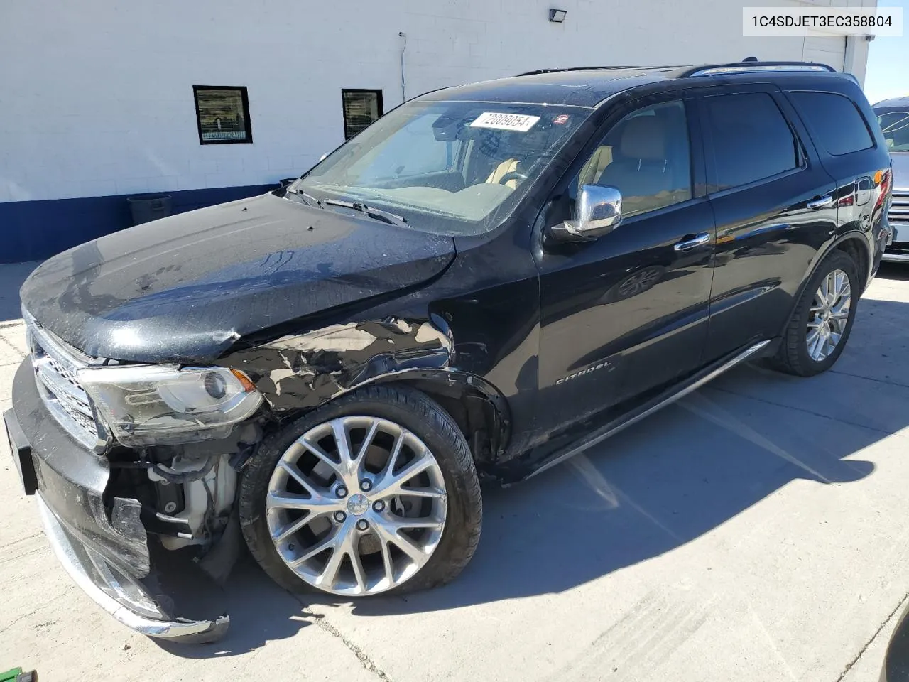 2014 Dodge Durango Citadel VIN: 1C4SDJET3EC358804 Lot: 72009054