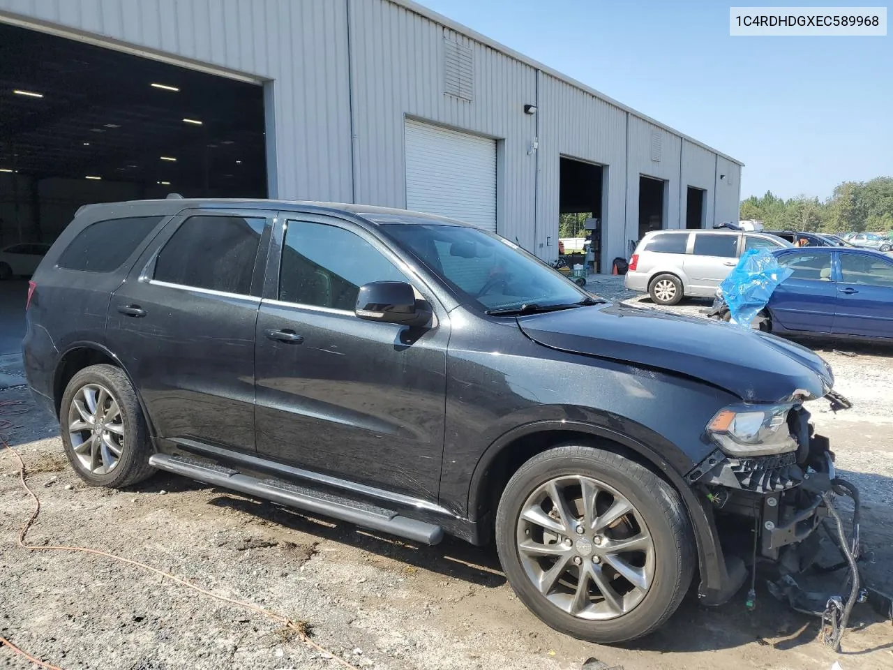 2014 Dodge Durango Limited VIN: 1C4RDHDGXEC589968 Lot: 72030914