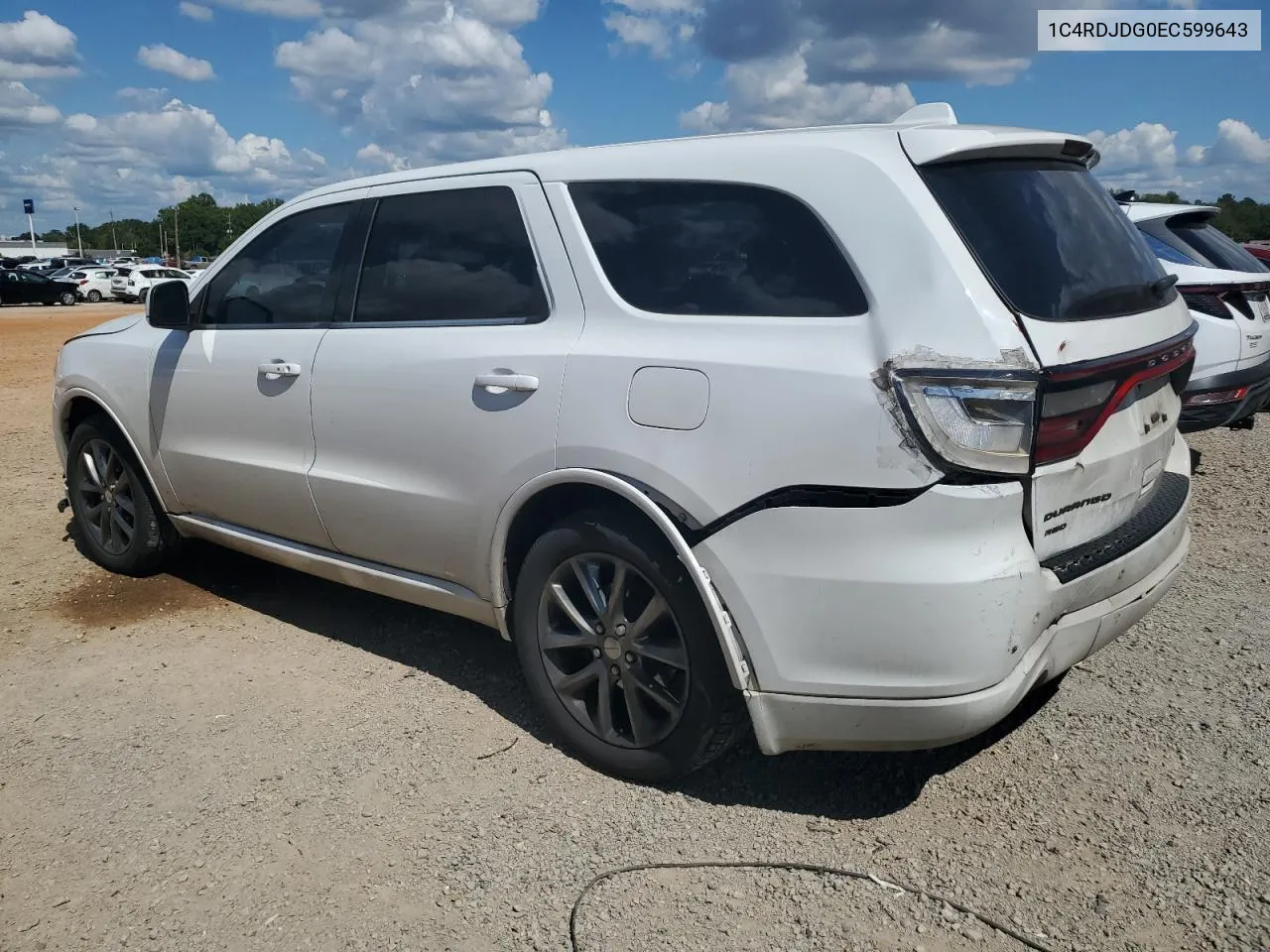 2014 Dodge Durango Limited VIN: 1C4RDJDG0EC599643 Lot: 72152614