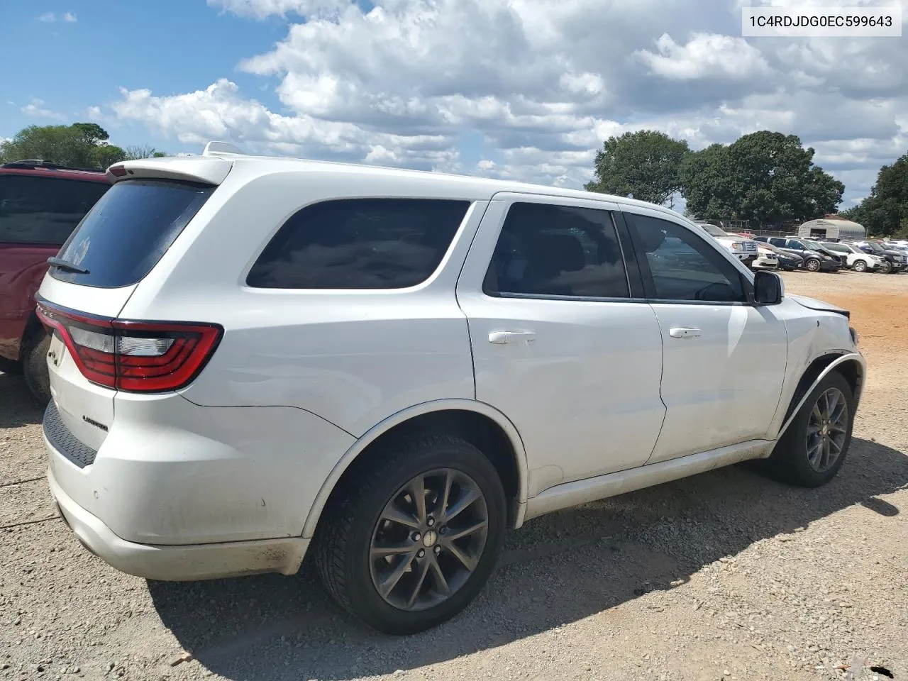 2014 Dodge Durango Limited VIN: 1C4RDJDG0EC599643 Lot: 72152614