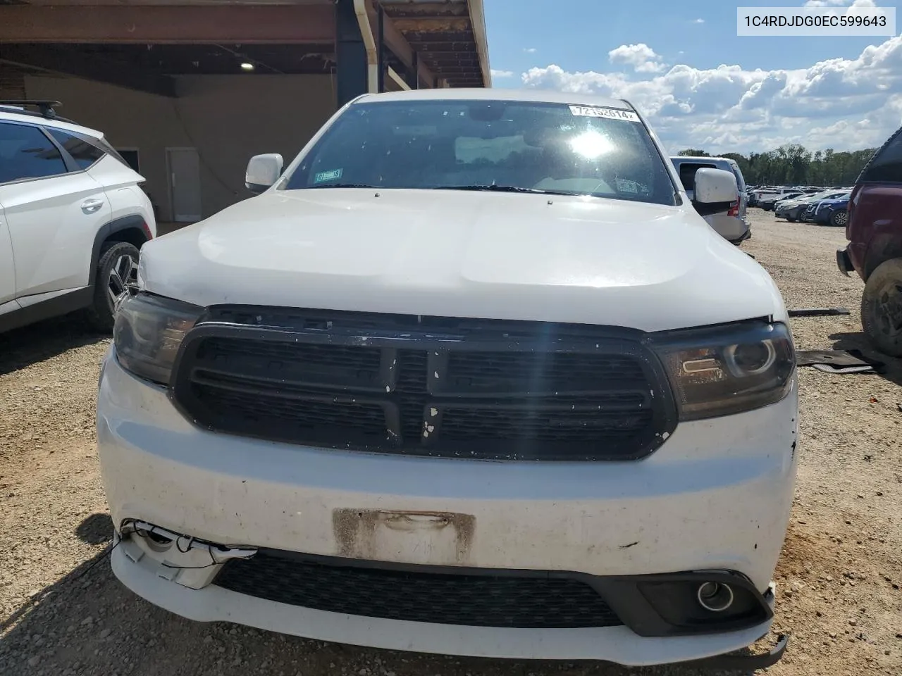 2014 Dodge Durango Limited VIN: 1C4RDJDG0EC599643 Lot: 72152614