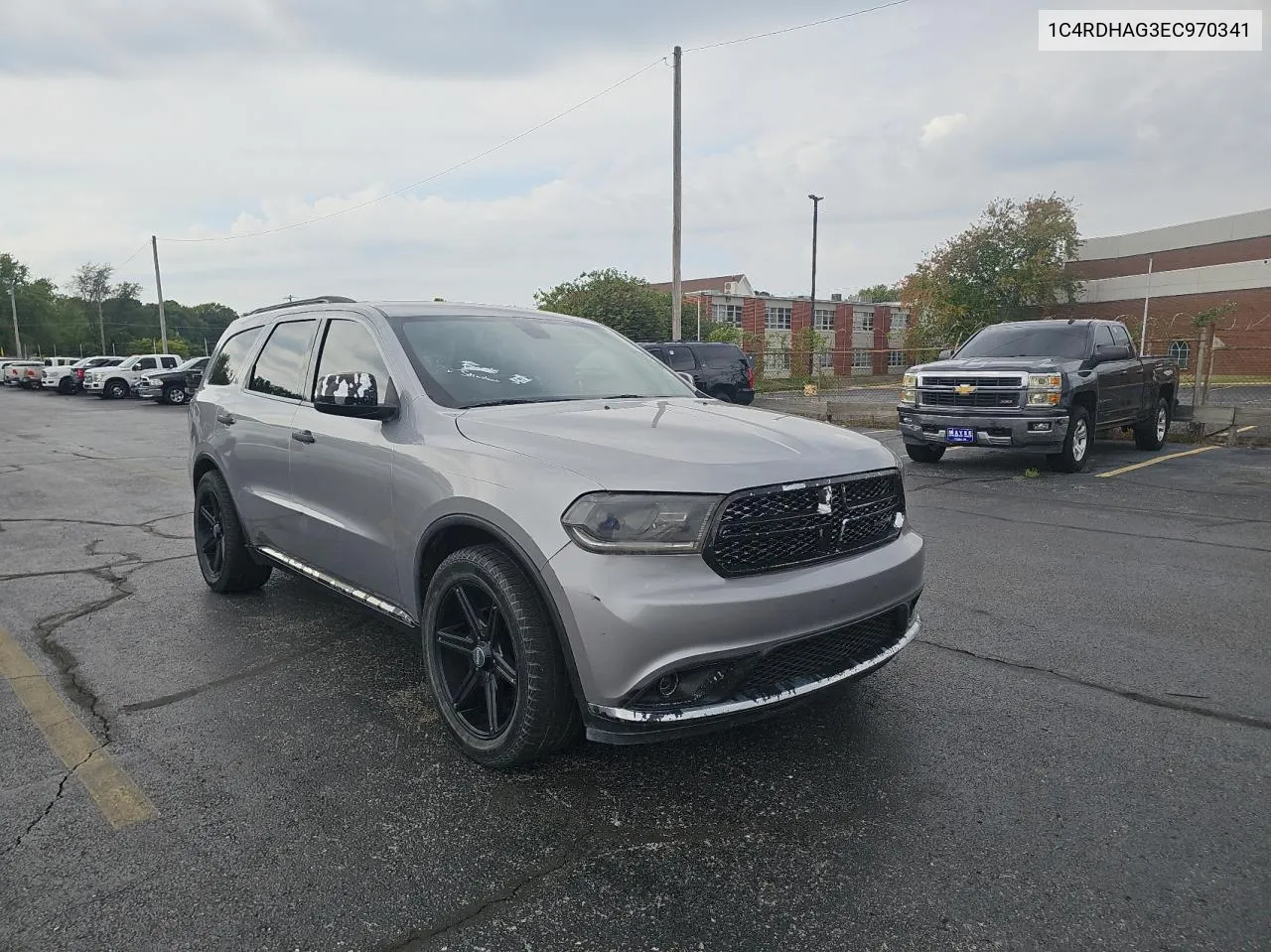 2014 Dodge Durango Sxt VIN: 1C4RDHAG3EC970341 Lot: 72564254