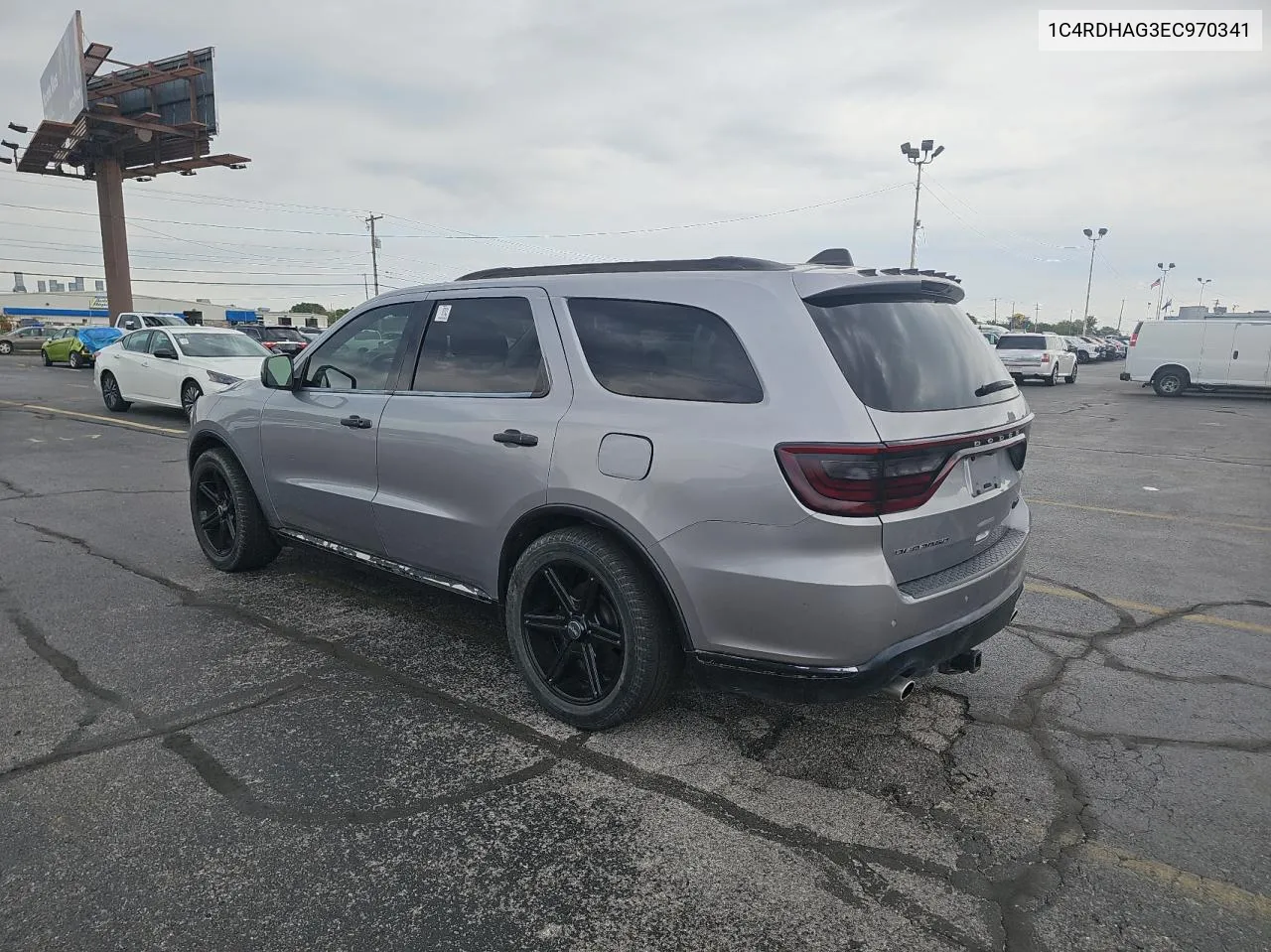 2014 Dodge Durango Sxt VIN: 1C4RDHAG3EC970341 Lot: 72564254