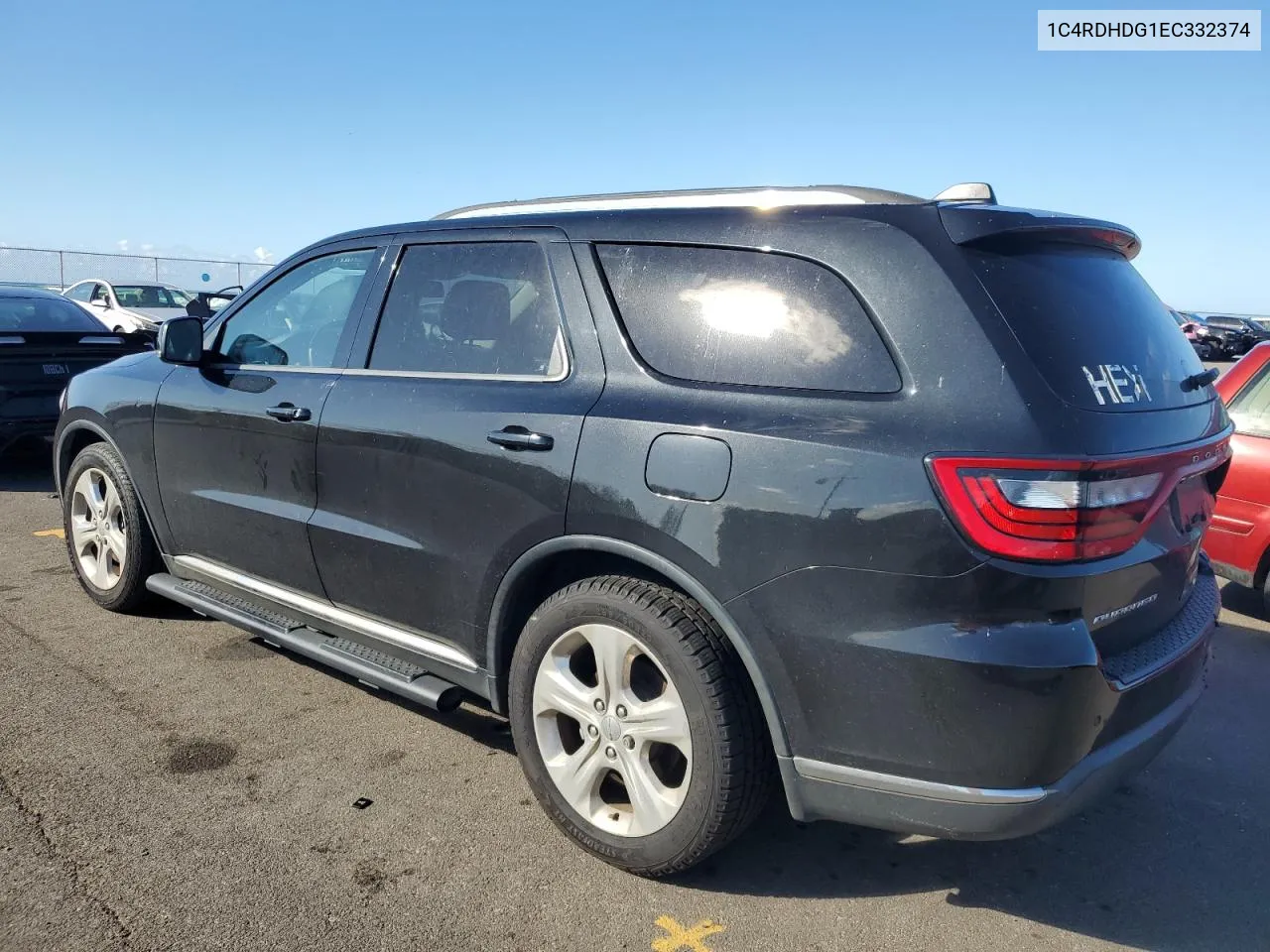 2014 Dodge Durango Limited VIN: 1C4RDHDG1EC332374 Lot: 72631724