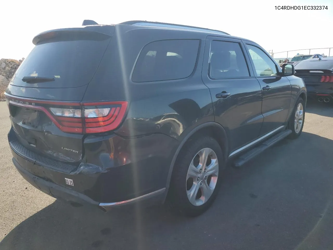 2014 Dodge Durango Limited VIN: 1C4RDHDG1EC332374 Lot: 72631724