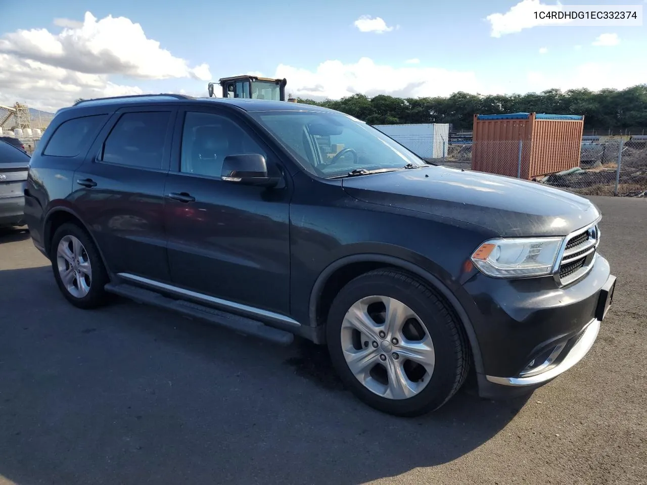 2014 Dodge Durango Limited VIN: 1C4RDHDG1EC332374 Lot: 72631724