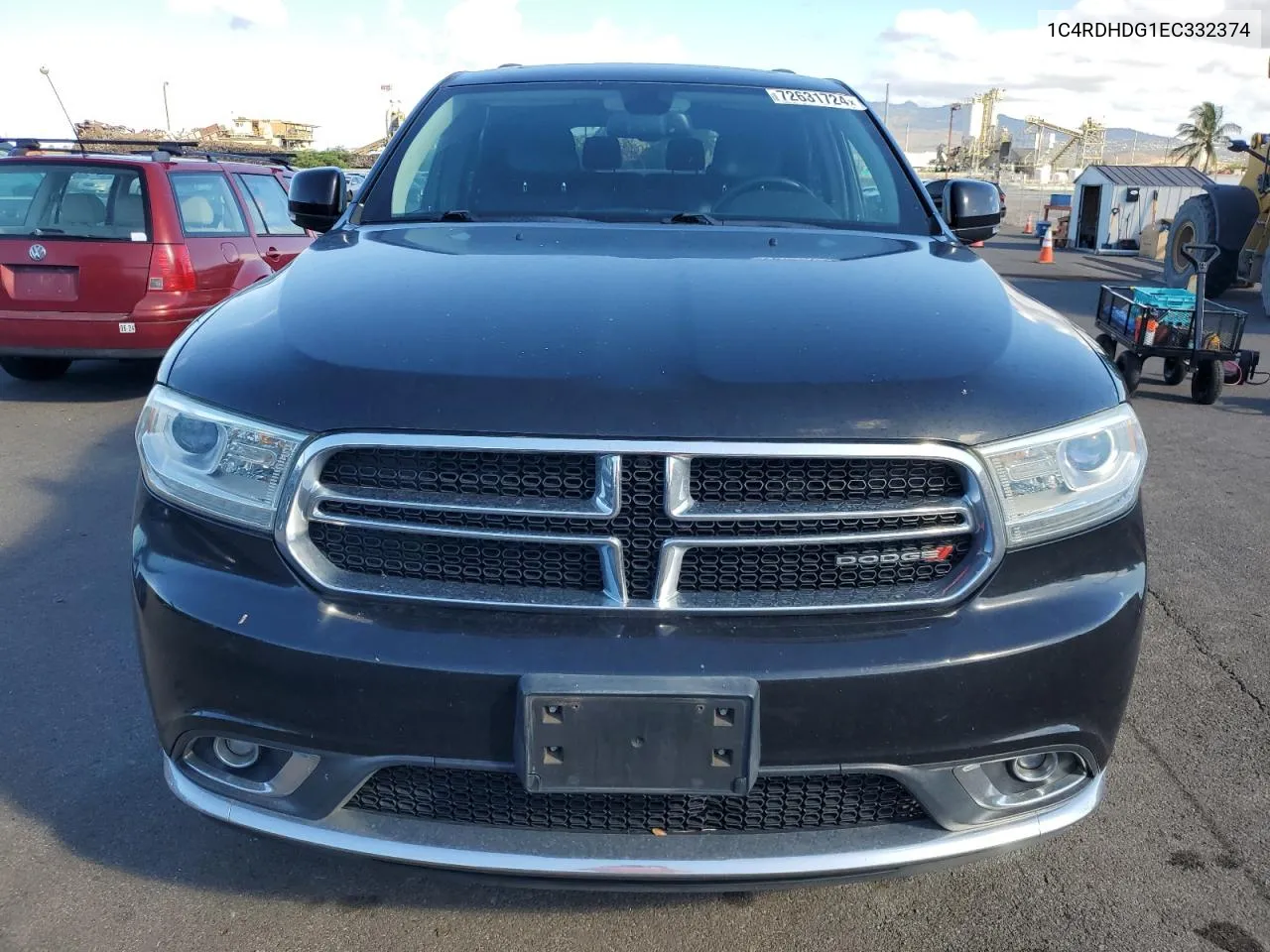 2014 Dodge Durango Limited VIN: 1C4RDHDG1EC332374 Lot: 72631724