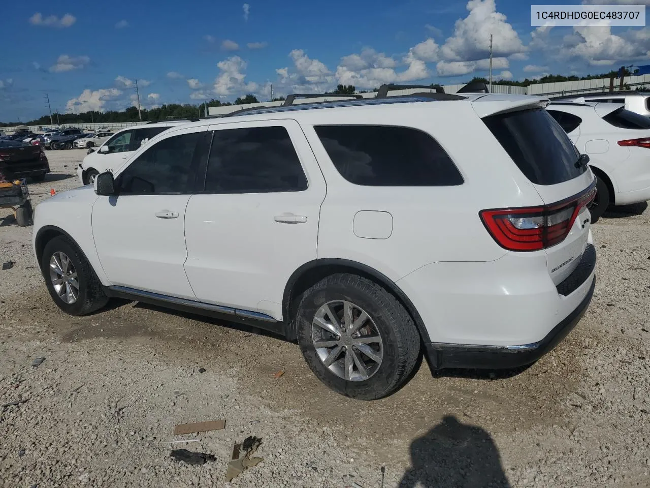 1C4RDHDG0EC483707 2014 Dodge Durango Limited