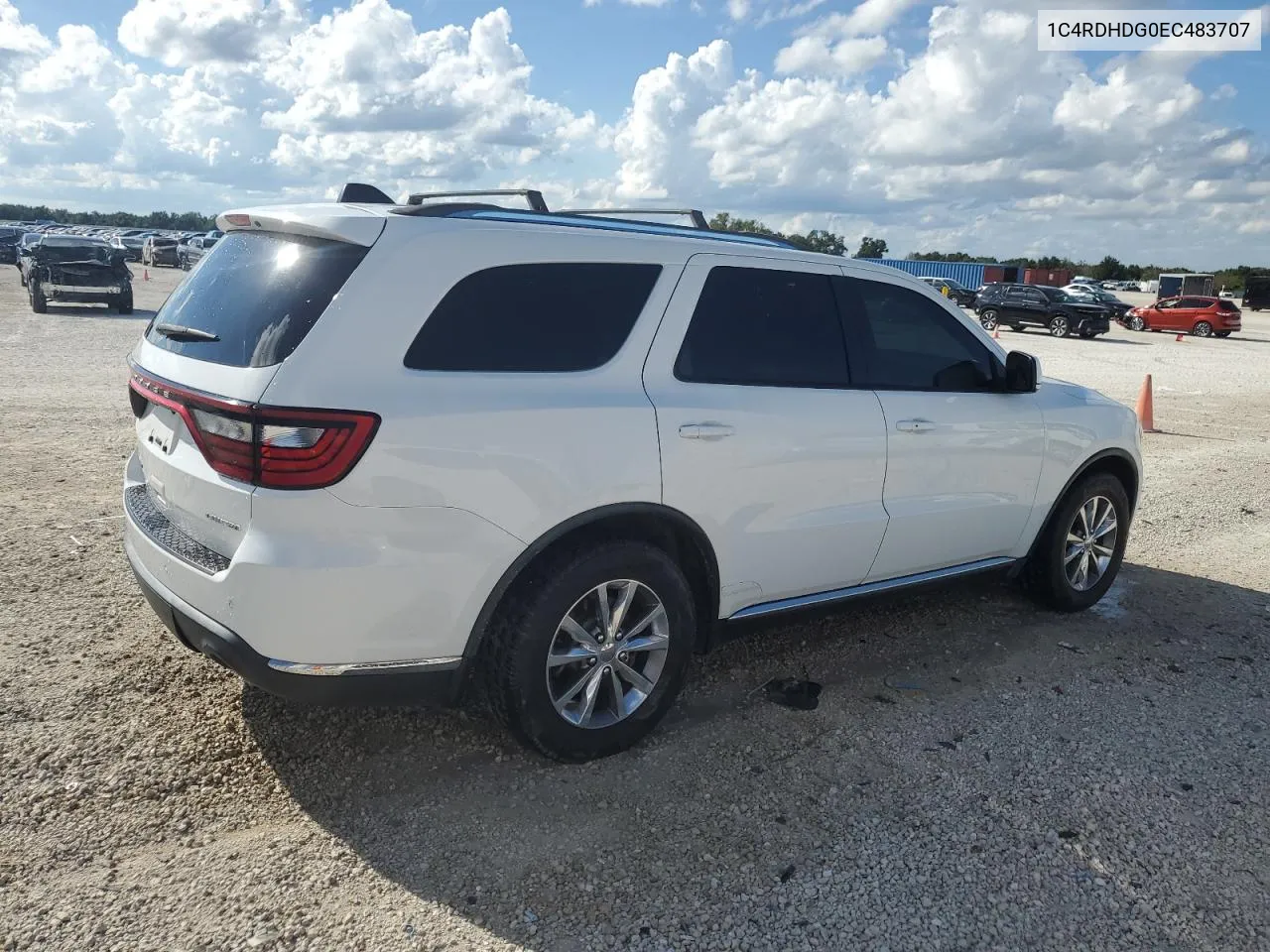 2014 Dodge Durango Limited VIN: 1C4RDHDG0EC483707 Lot: 72674154