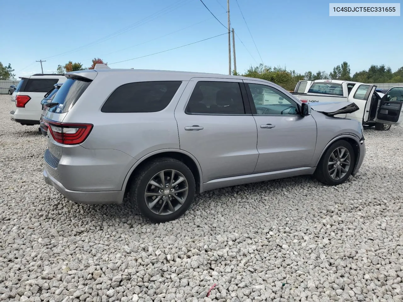 2014 Dodge Durango R/T VIN: 1C4SDJCT5EC331655 Lot: 72944494