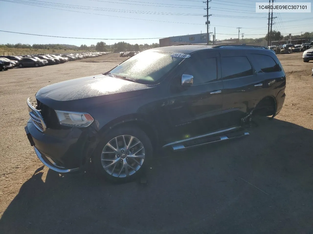 2014 Dodge Durango Citadel VIN: 1C4RDJEG9EC307101 Lot: 72952364