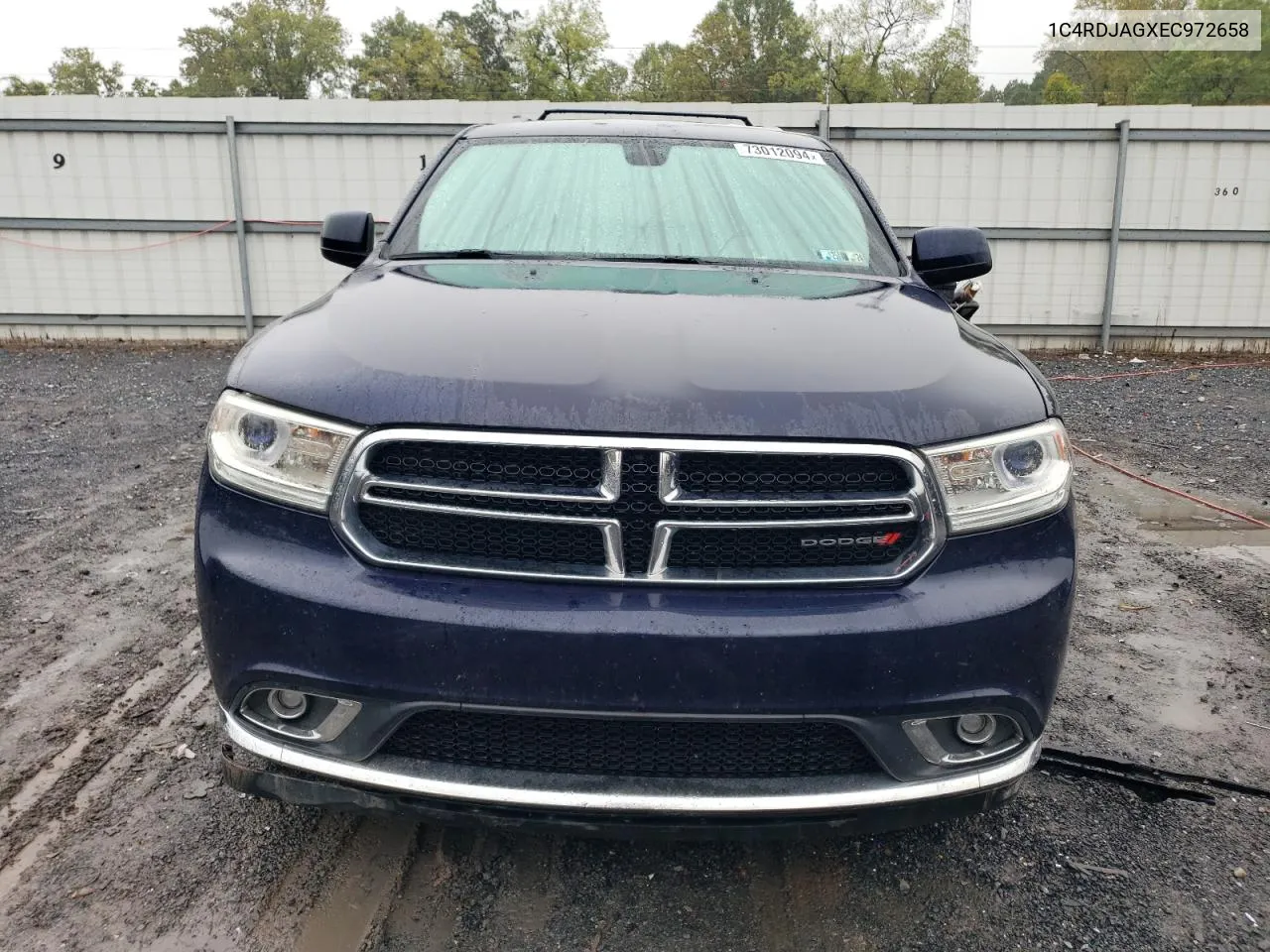 2014 Dodge Durango Sxt VIN: 1C4RDJAGXEC972658 Lot: 73012094