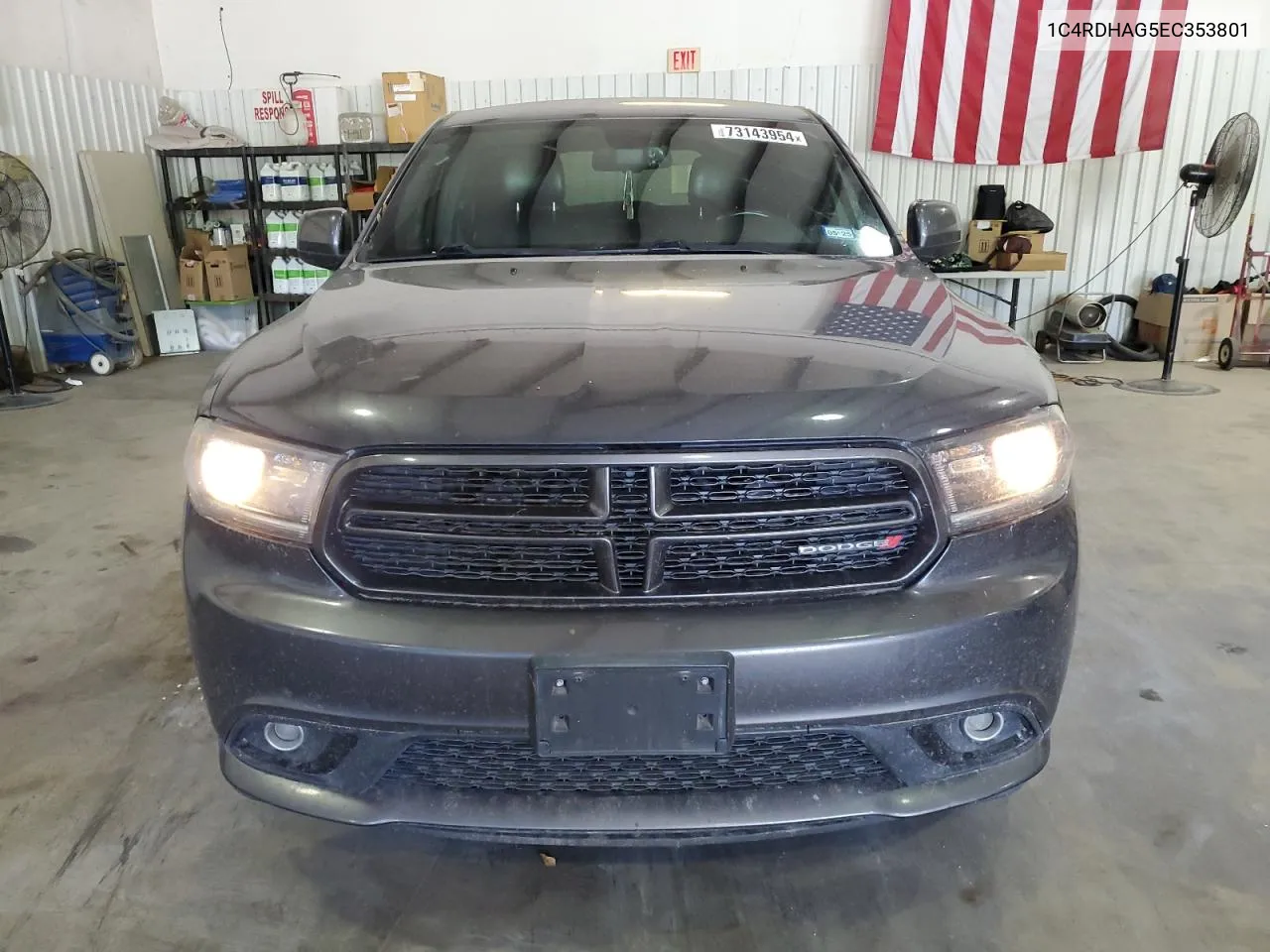 2014 Dodge Durango Sxt VIN: 1C4RDHAG5EC353801 Lot: 73143954