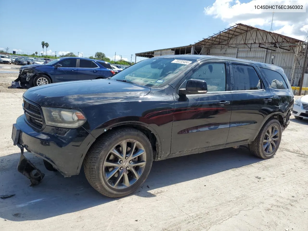 2014 Dodge Durango R/T VIN: 1C4SDHCT6EC360302 Lot: 73233484