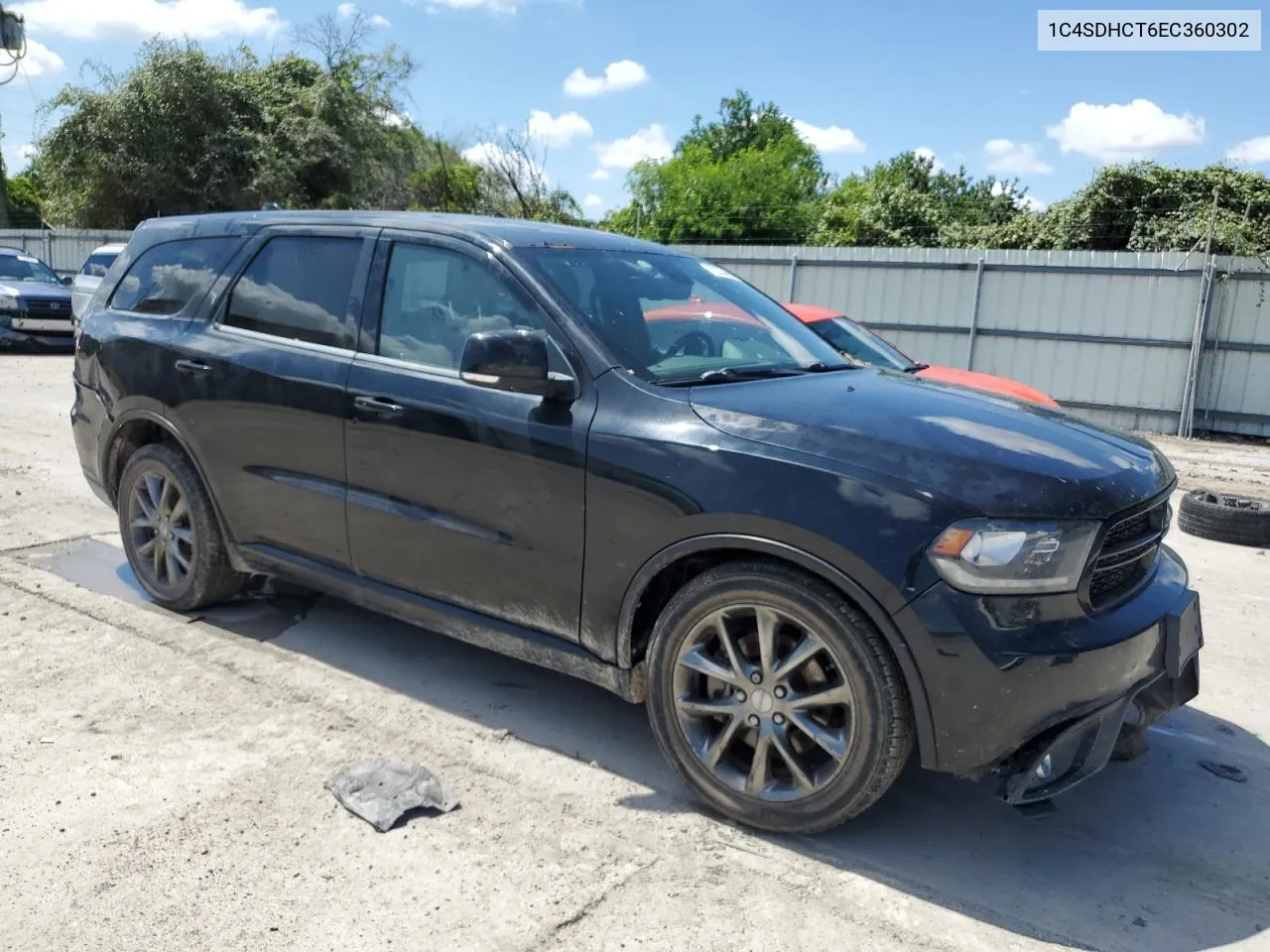 2014 Dodge Durango R/T VIN: 1C4SDHCT6EC360302 Lot: 73233484