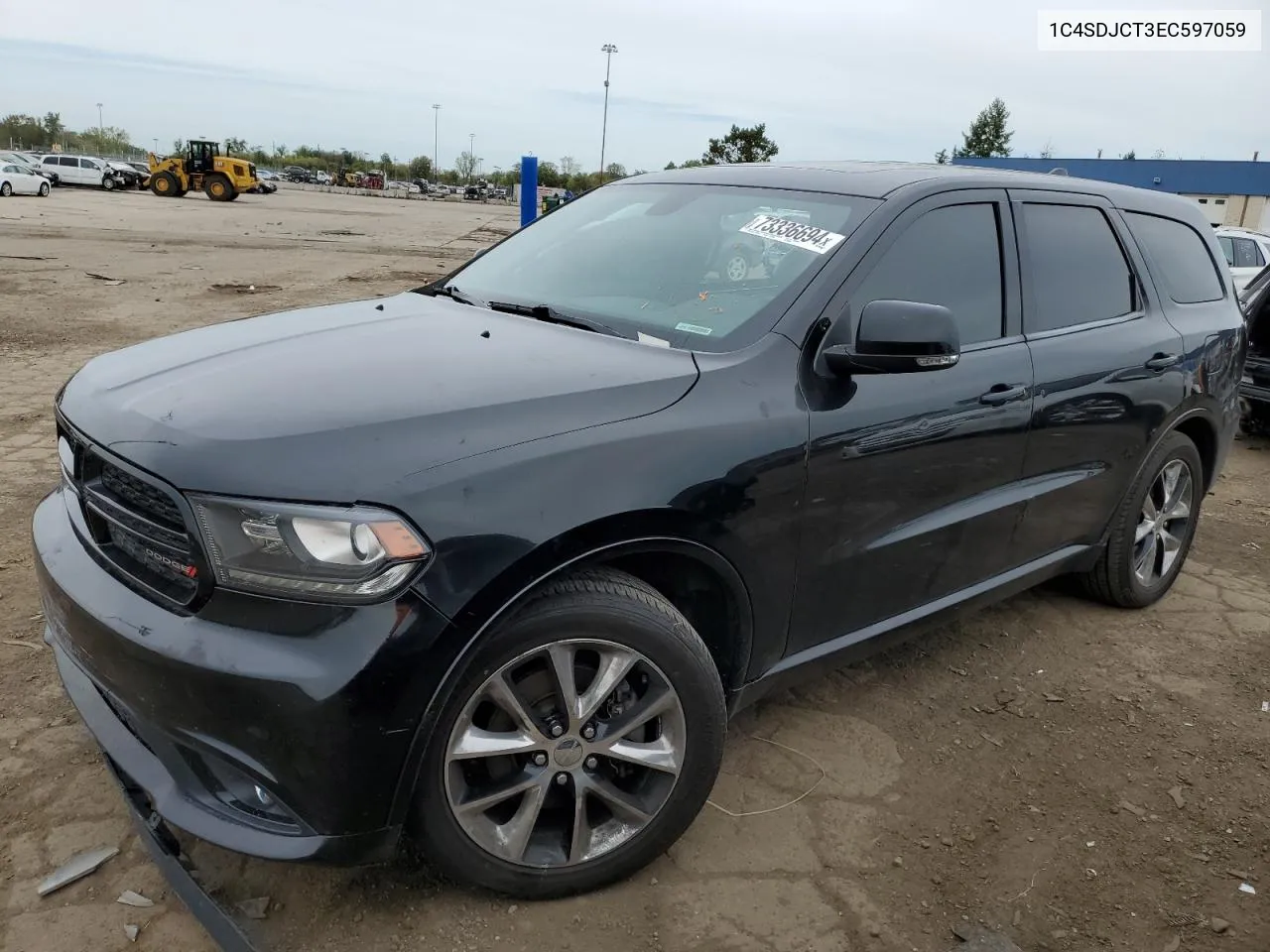 2014 Dodge Durango R/T VIN: 1C4SDJCT3EC597059 Lot: 73336694