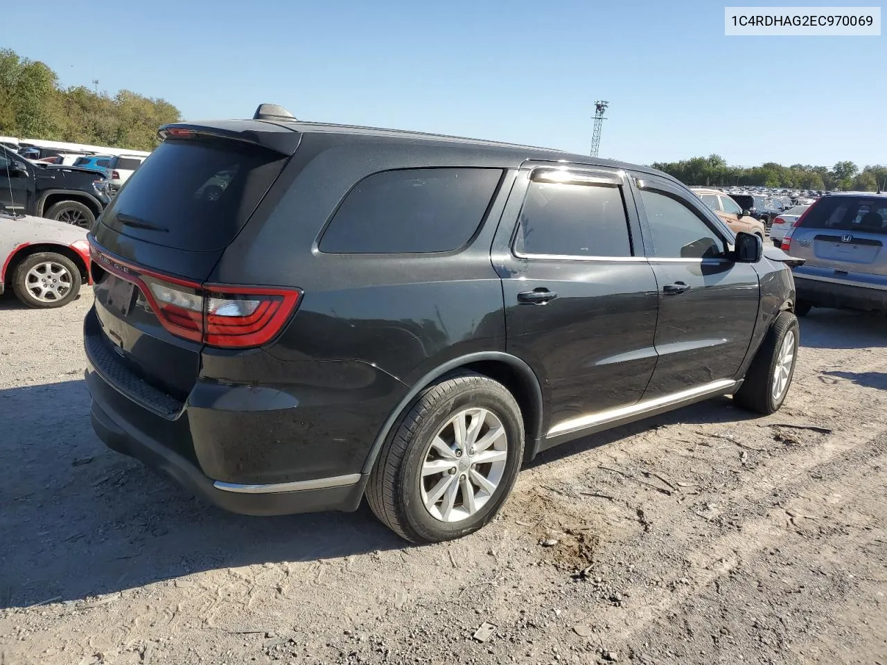 2014 Dodge Durango Sxt VIN: 1C4RDHAG2EC970069 Lot: 73348544