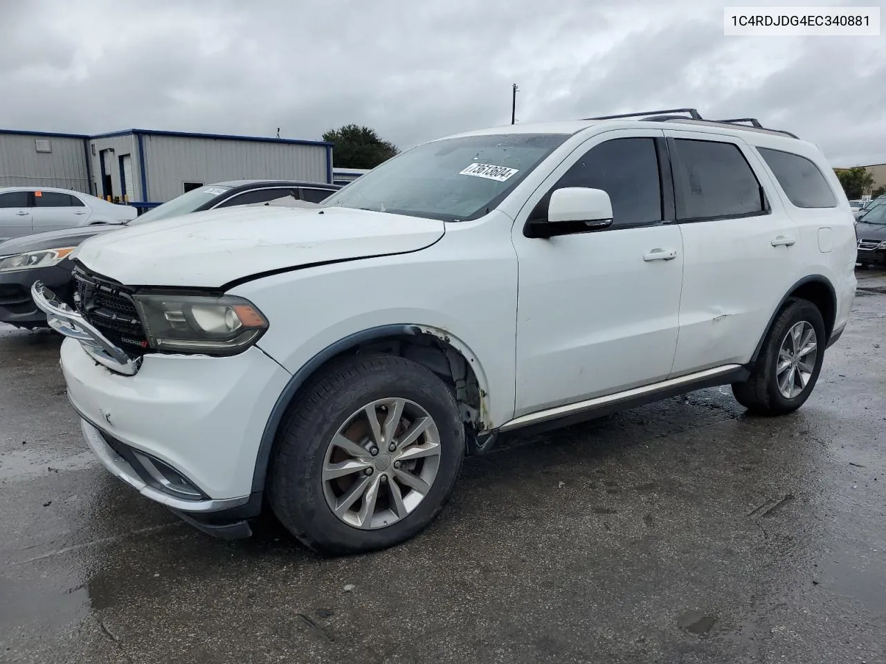 2014 Dodge Durango Limited VIN: 1C4RDJDG4EC340881 Lot: 73613604