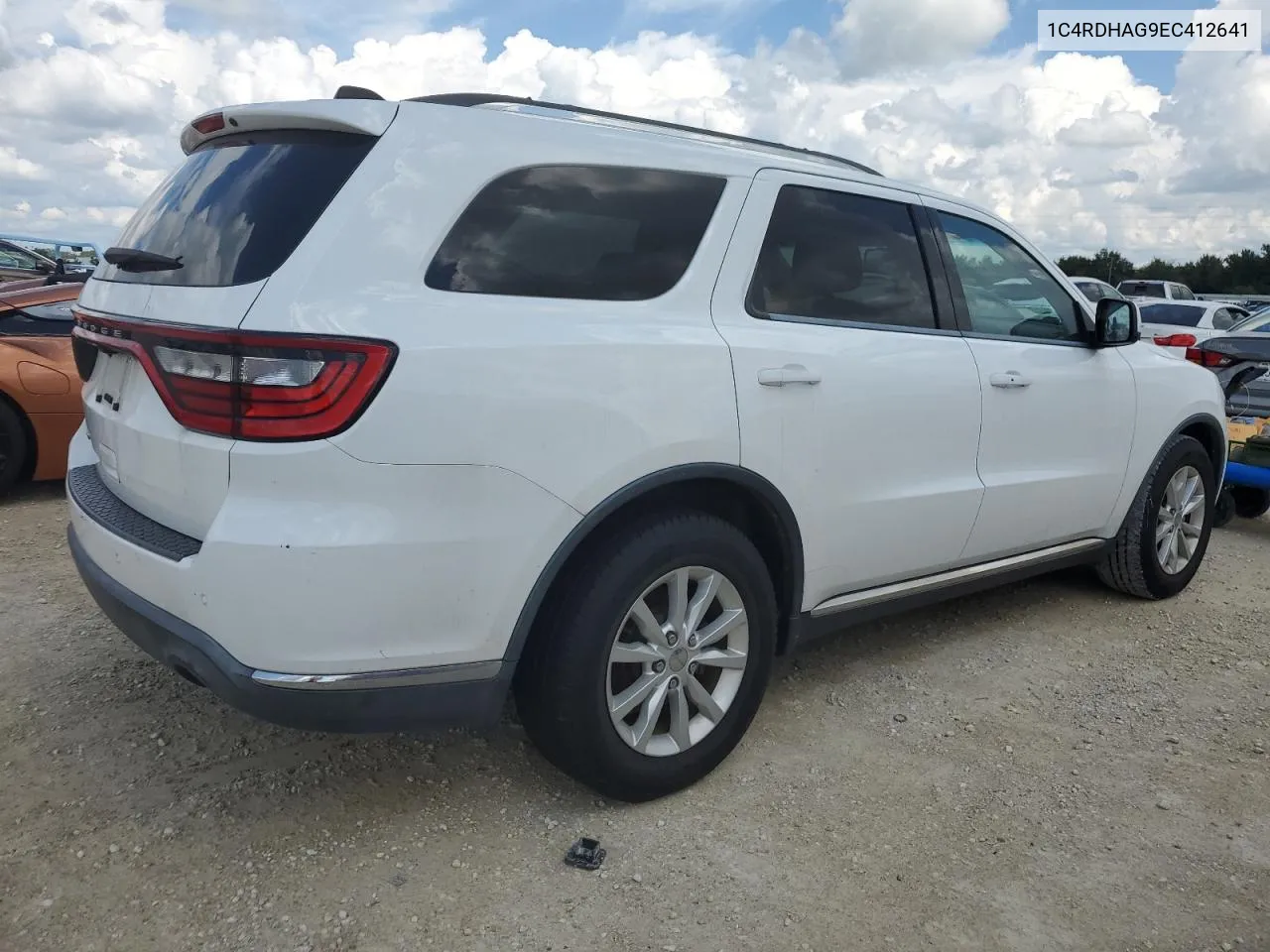 2014 Dodge Durango Sxt VIN: 1C4RDHAG9EC412641 Lot: 73945694