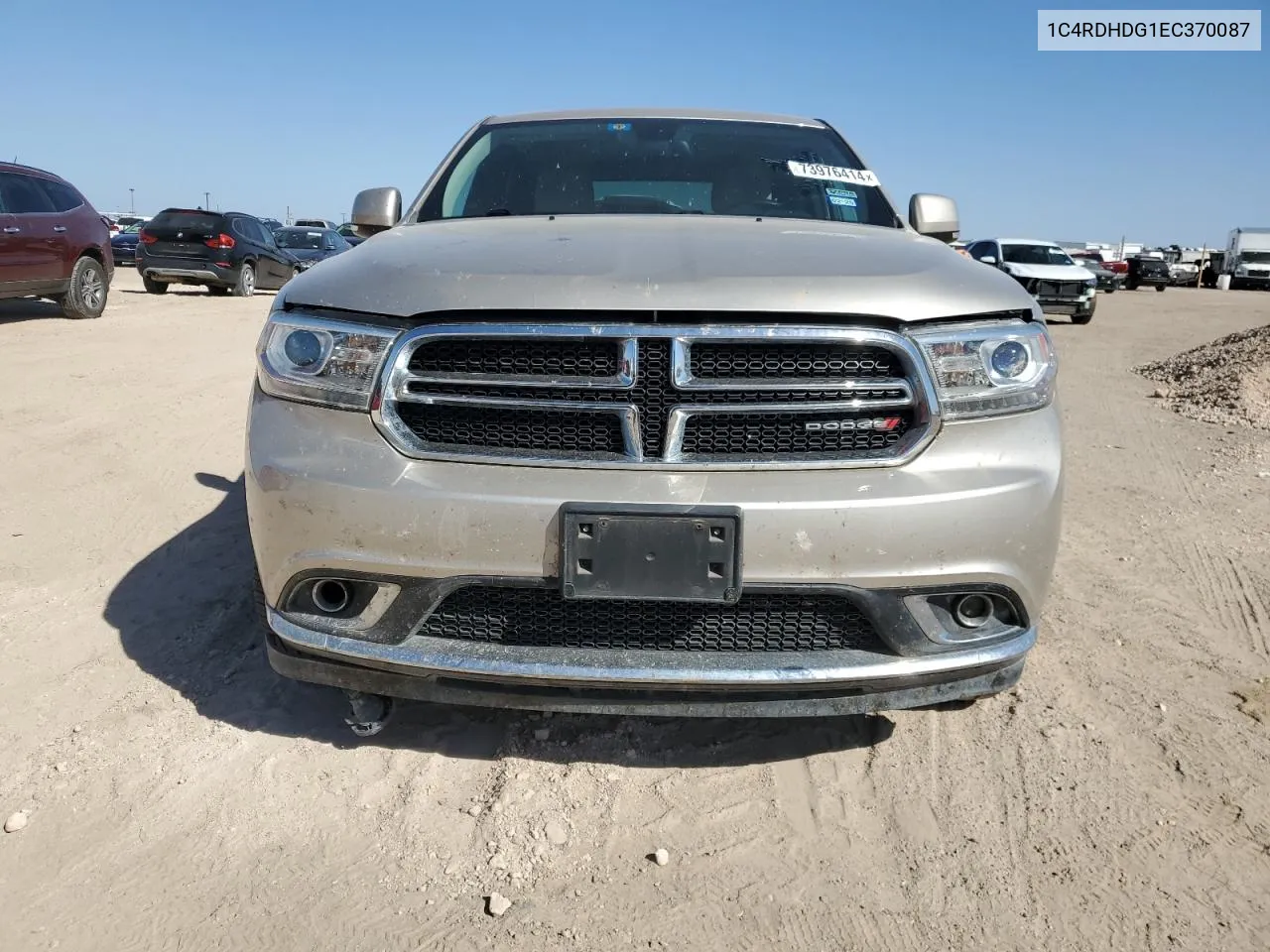 2014 Dodge Durango Limited VIN: 1C4RDHDG1EC370087 Lot: 73976414